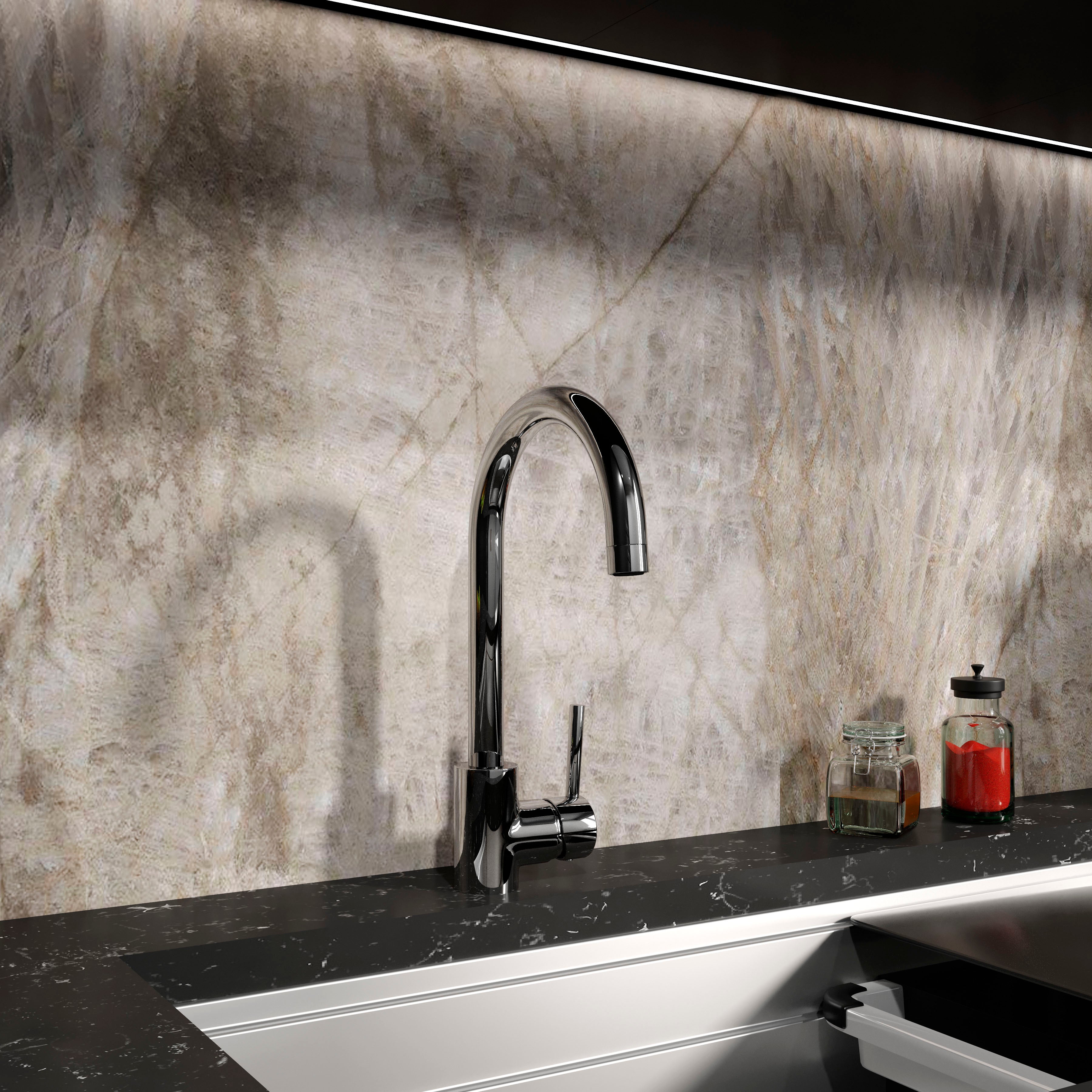 Orion змішувач одноважелевий для кухні 35 мм