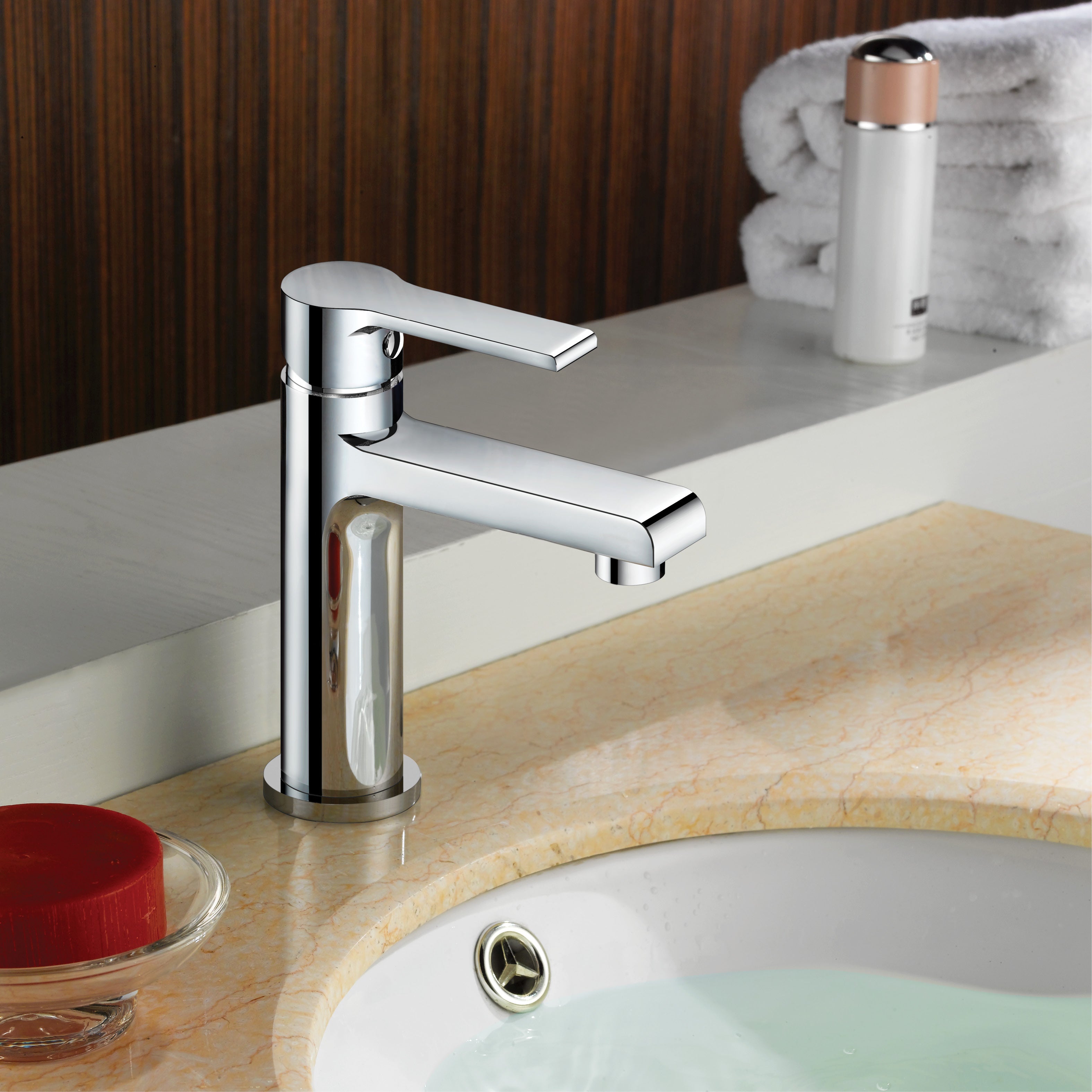 Kvadro Arc grifo monomando para lavabo de 35 mm