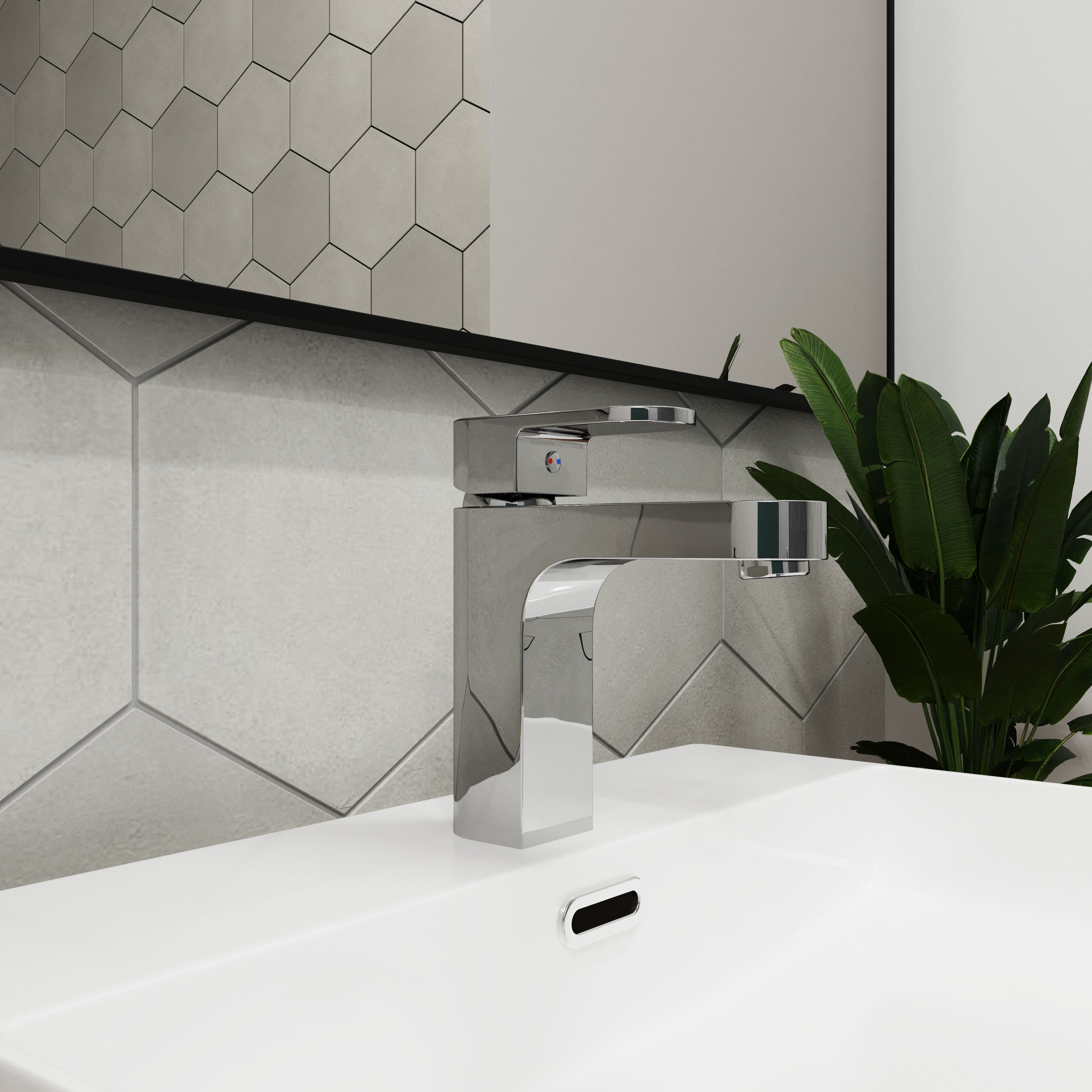 Round Arc single-lever washbasin faucet 35 mm