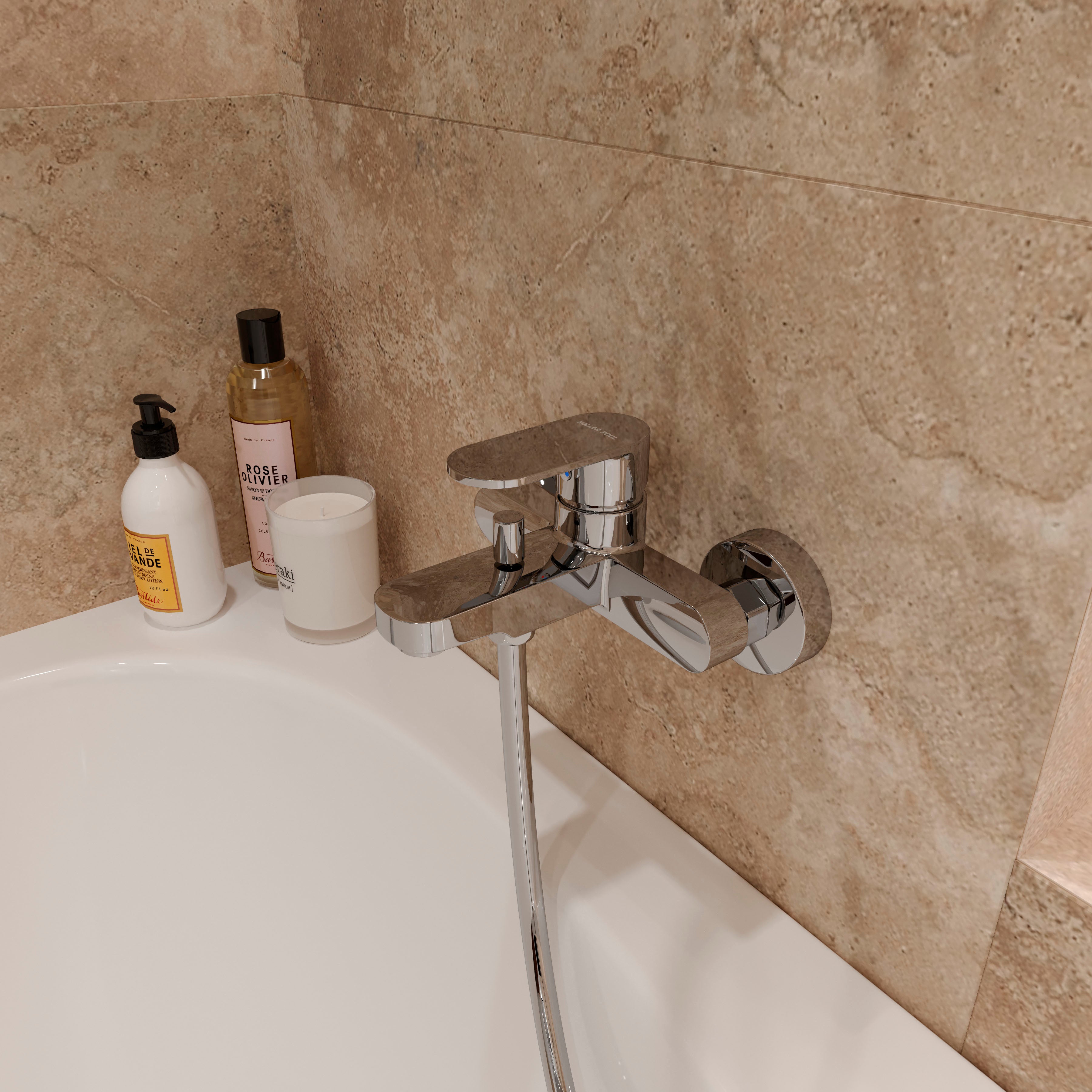 Round Arc single-lever bathtub faucet 35 mm