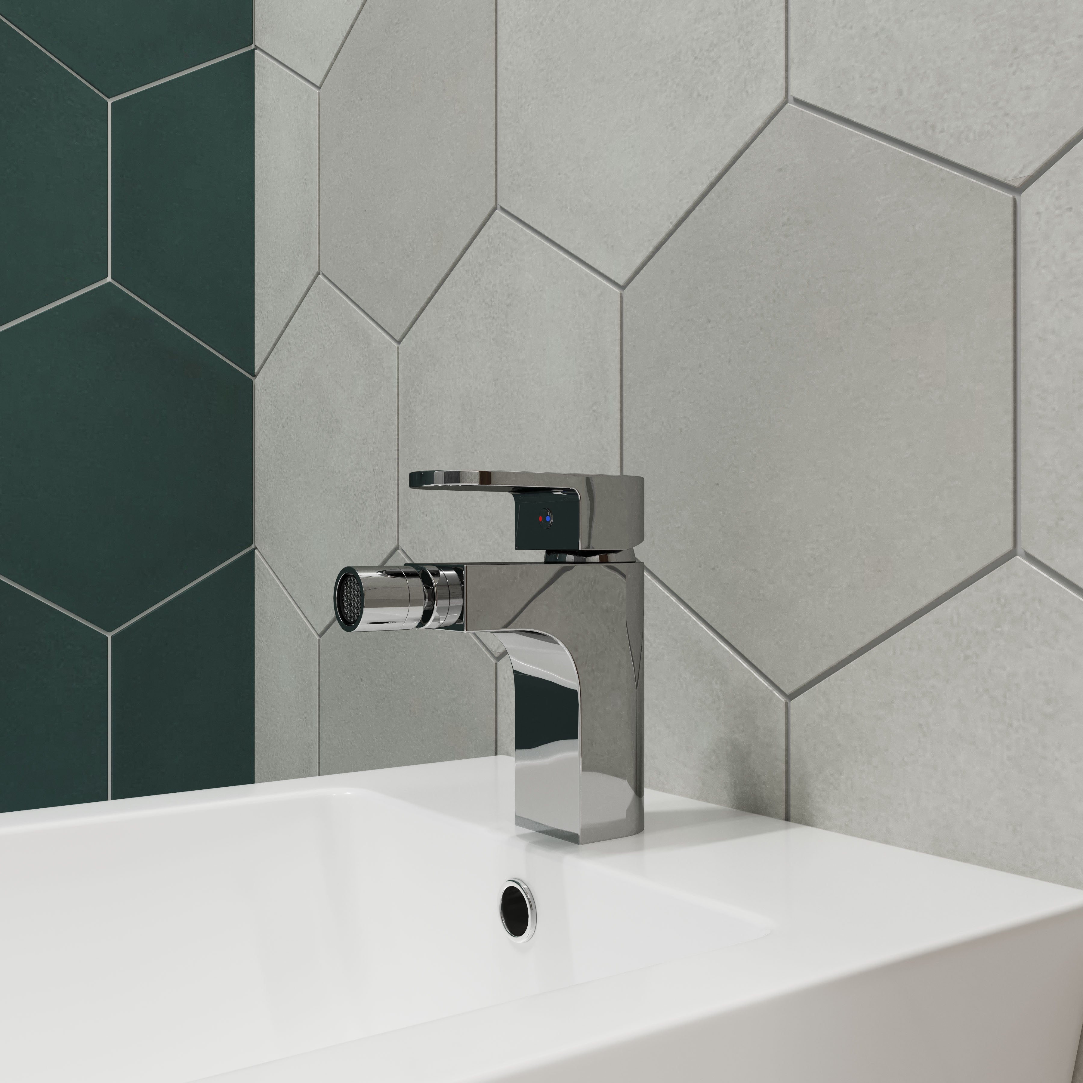 Round Arc змішувач одноважелевий для біде 35 мм