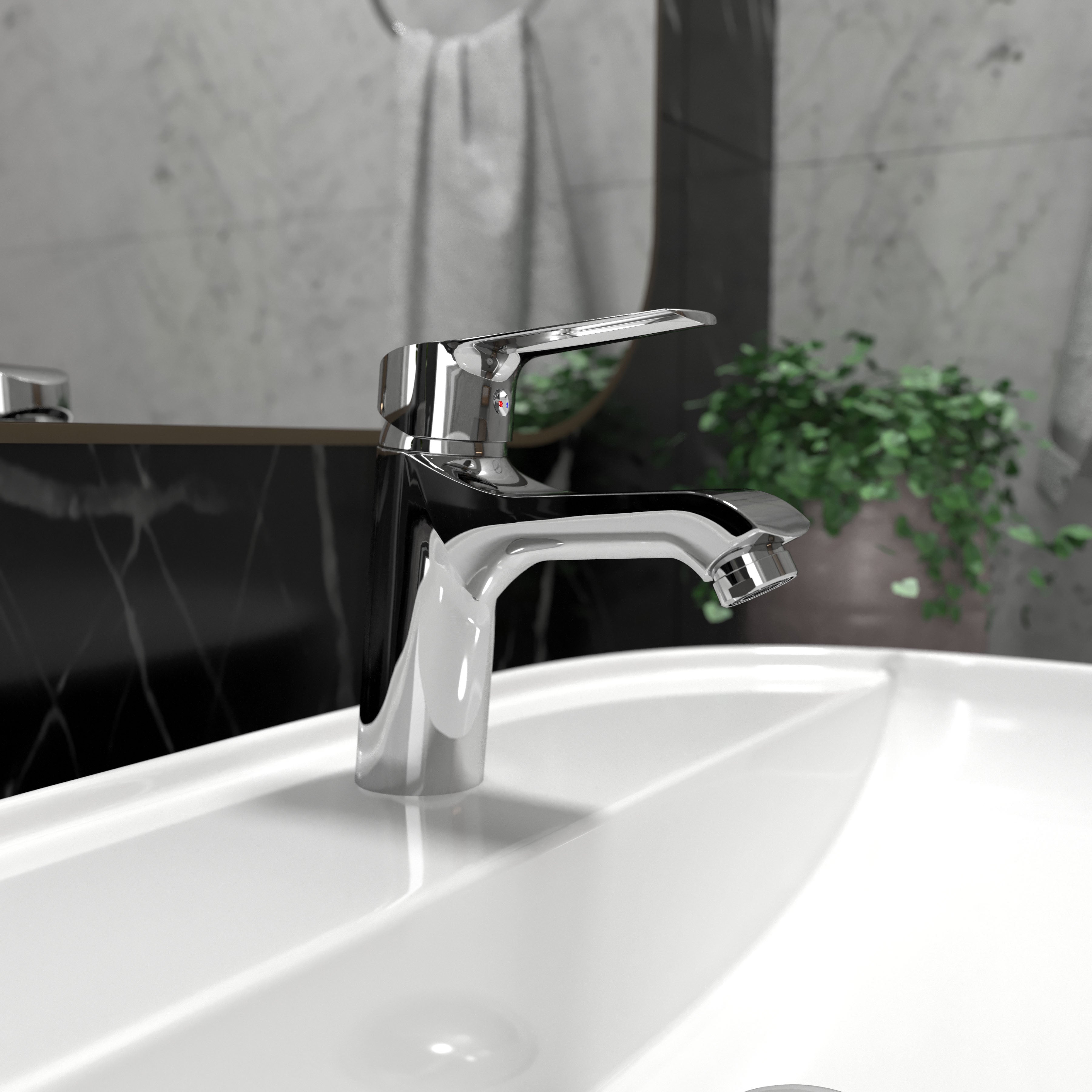 Twist single-lever washbasin faucet 35 mm