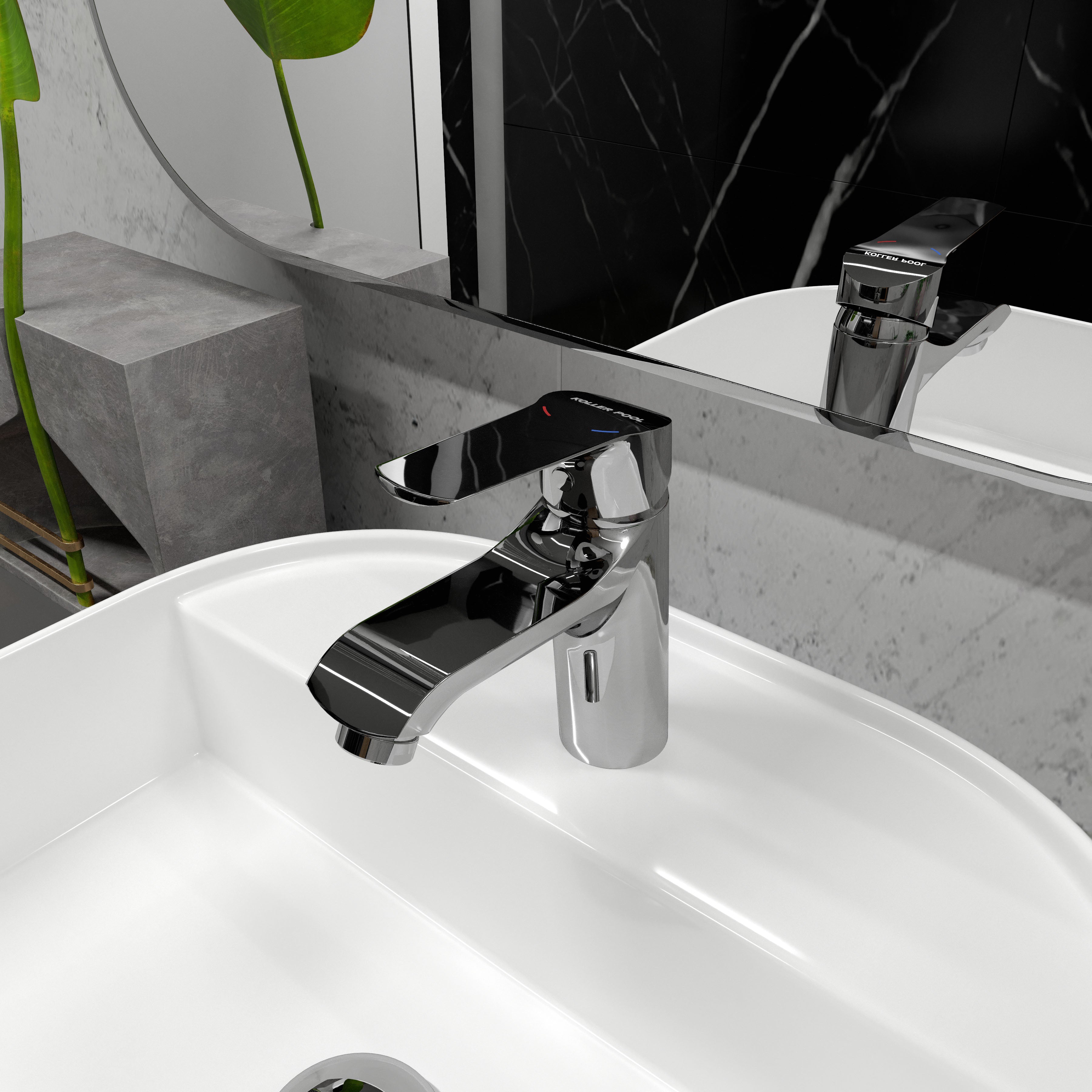 Twist grifo monomando para lavabo de 35 mm