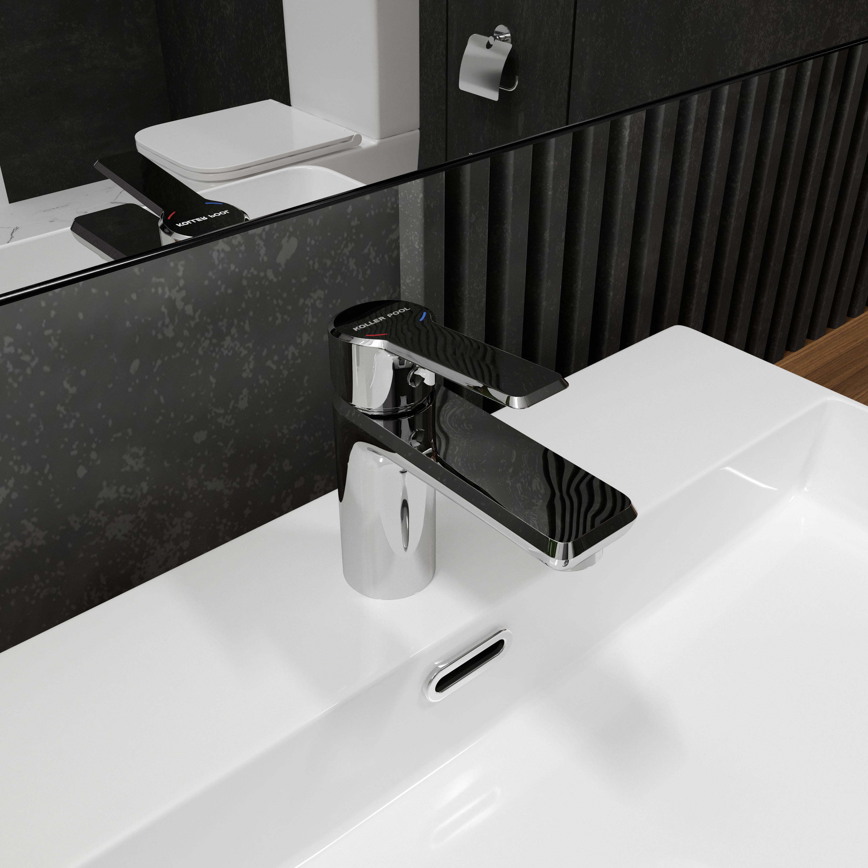 EDGE single-lever washbasin faucet, 35 mm