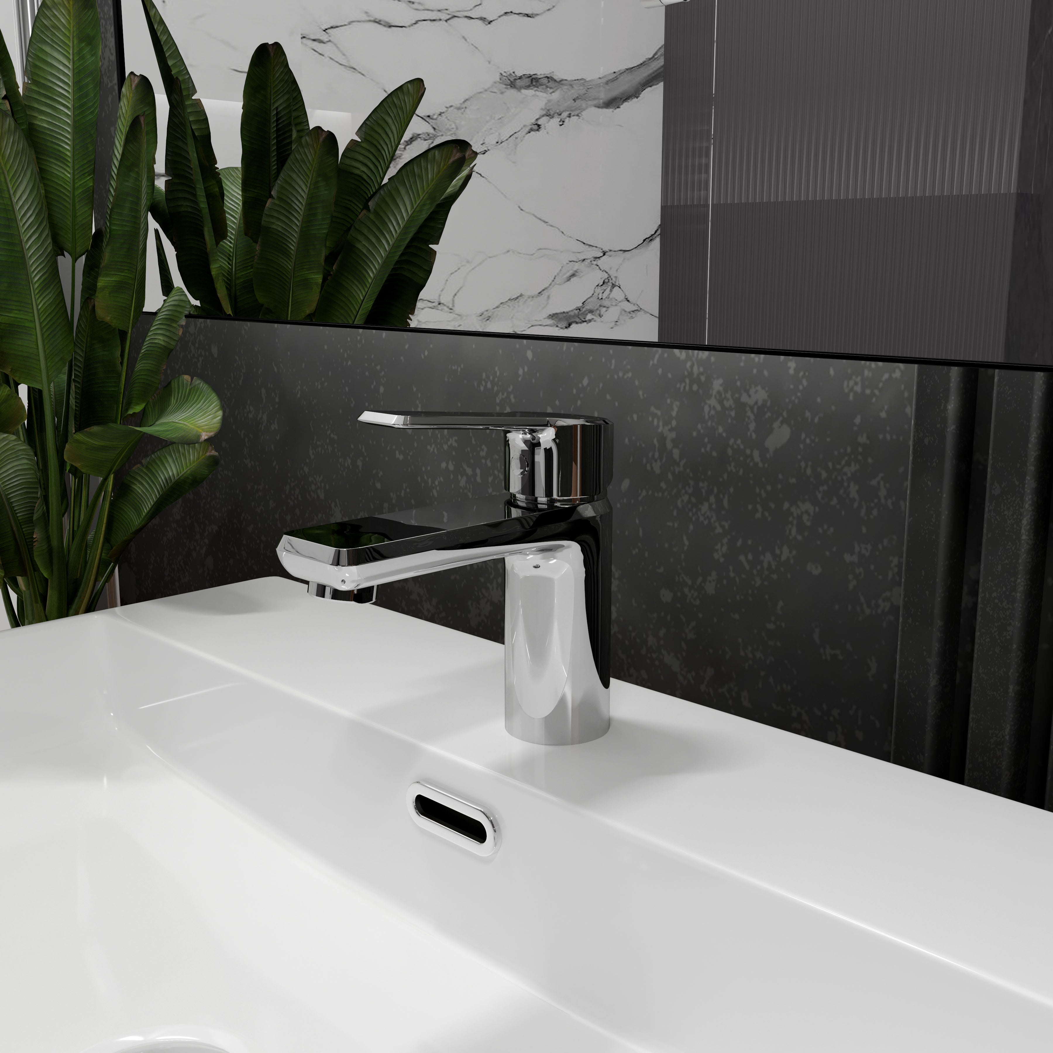 EDGE single-lever washbasin faucet, 35 mm