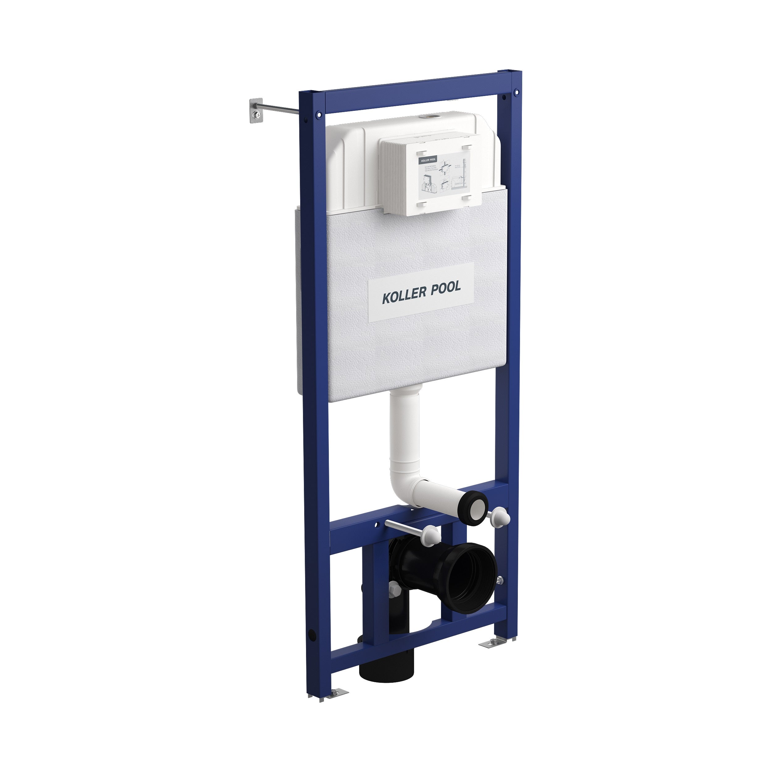 Dune 1200SL installation system for a wall-hung toilet
