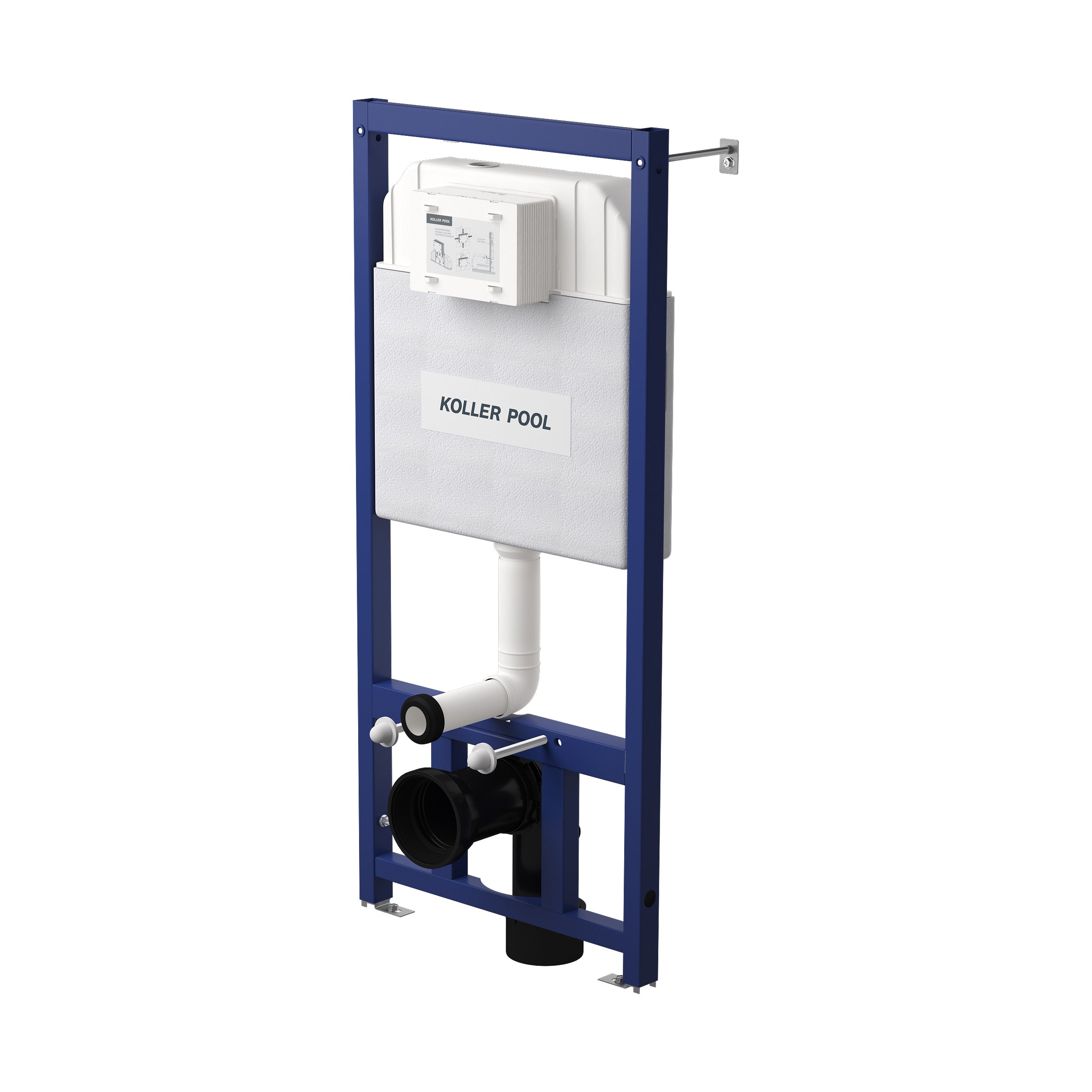 Dune 1200SL installation system for a wall-hung toilet