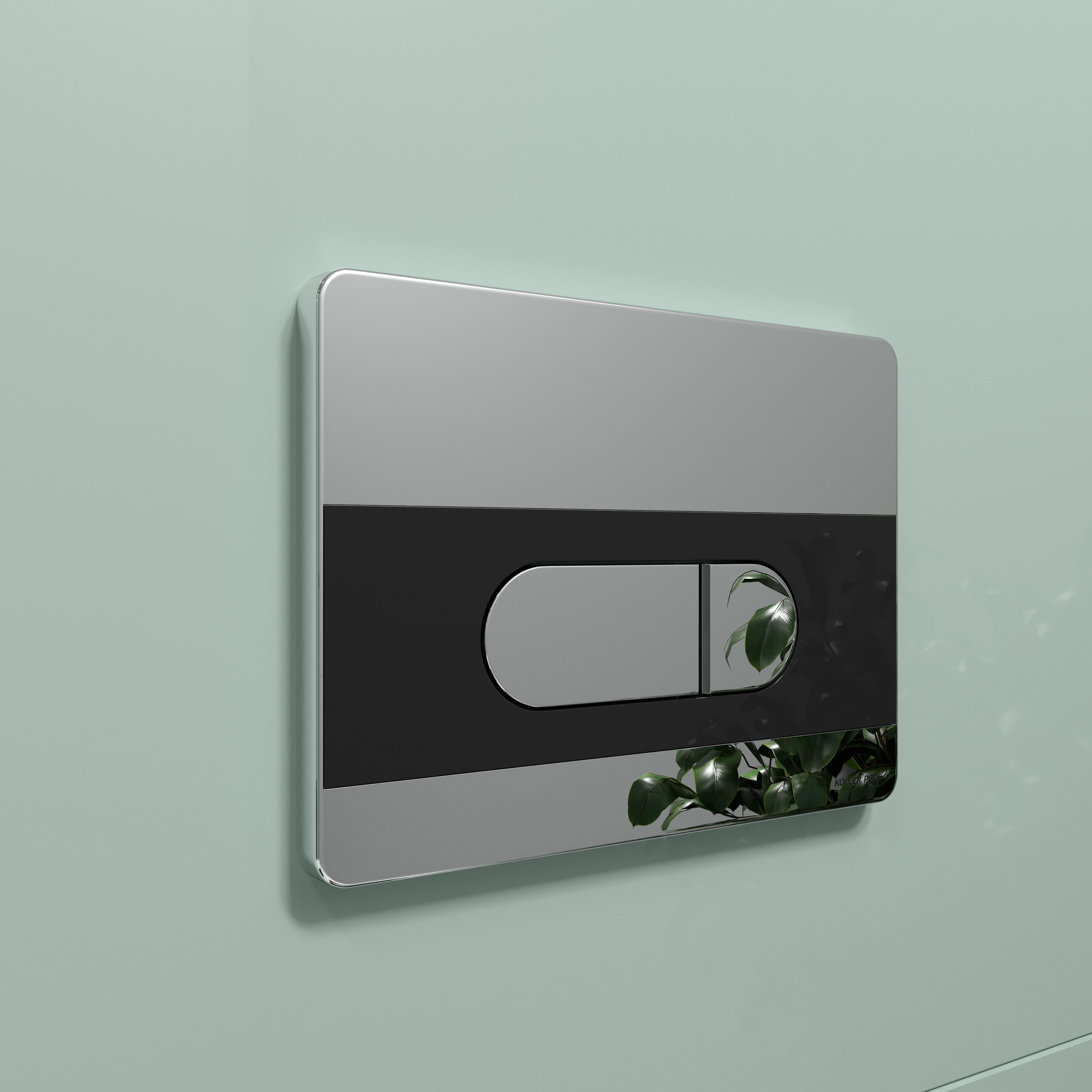 Orion placa de accionamiento cromo brillante
