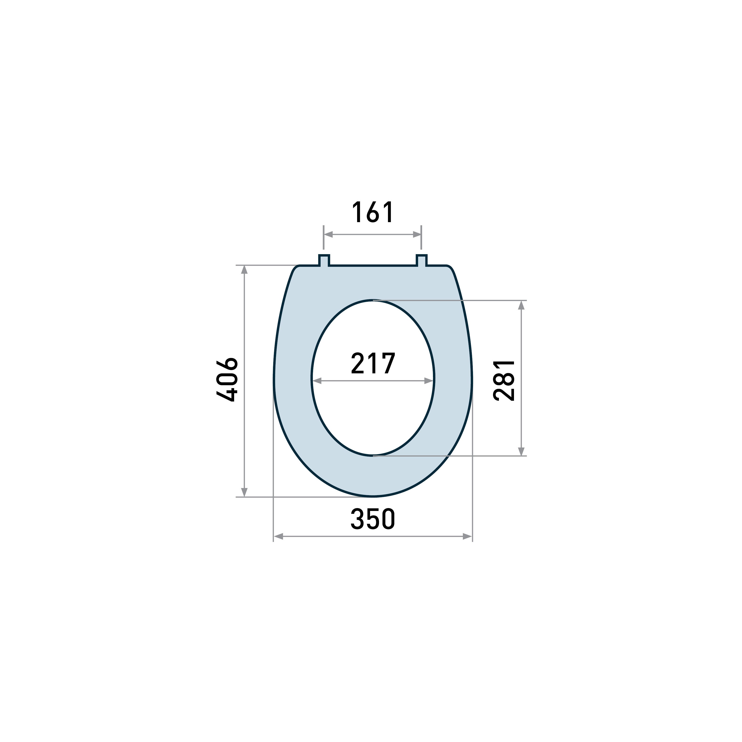 Round WC sedátko C1