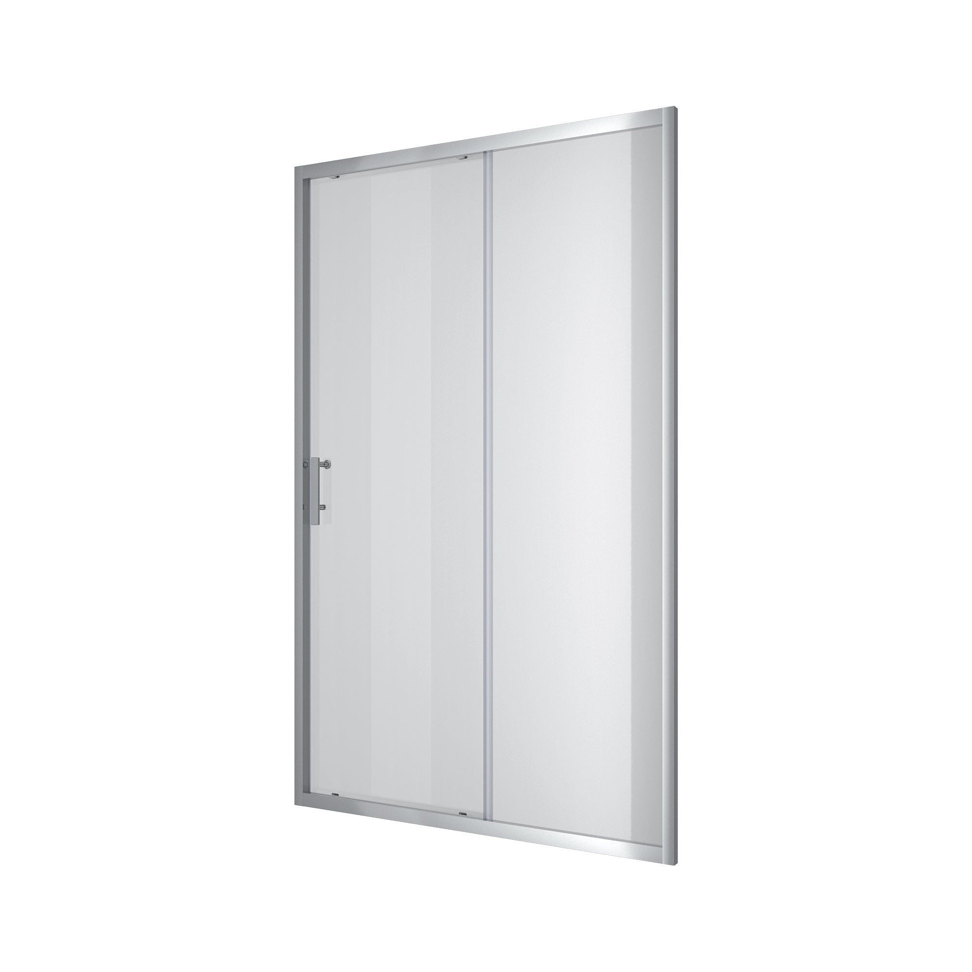 TD120C Душові двері TREND двосекційні 1200x1900 мм скло прозоре