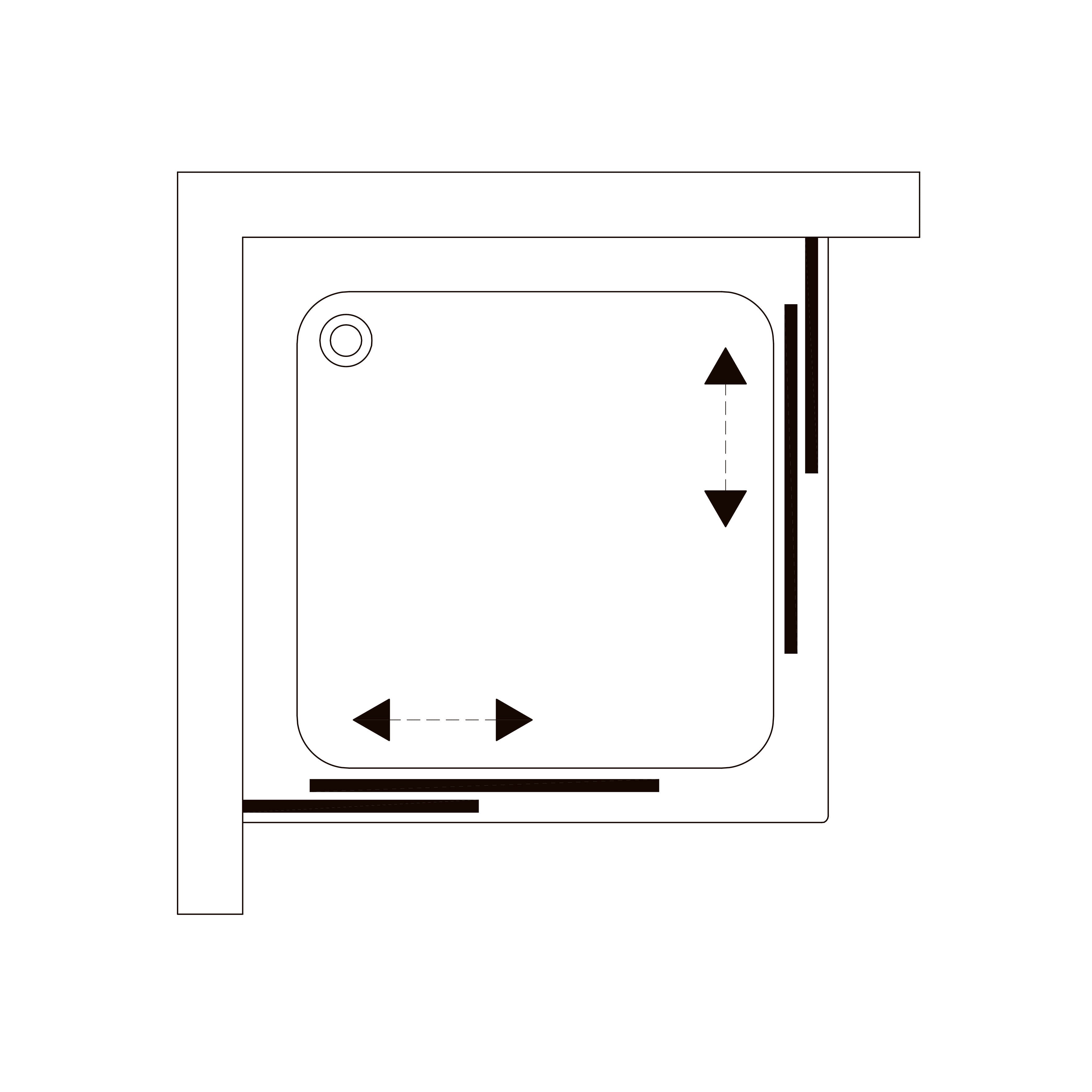 S90SC Duschkabine Style quadratisch 900x900x1900 mm Clear