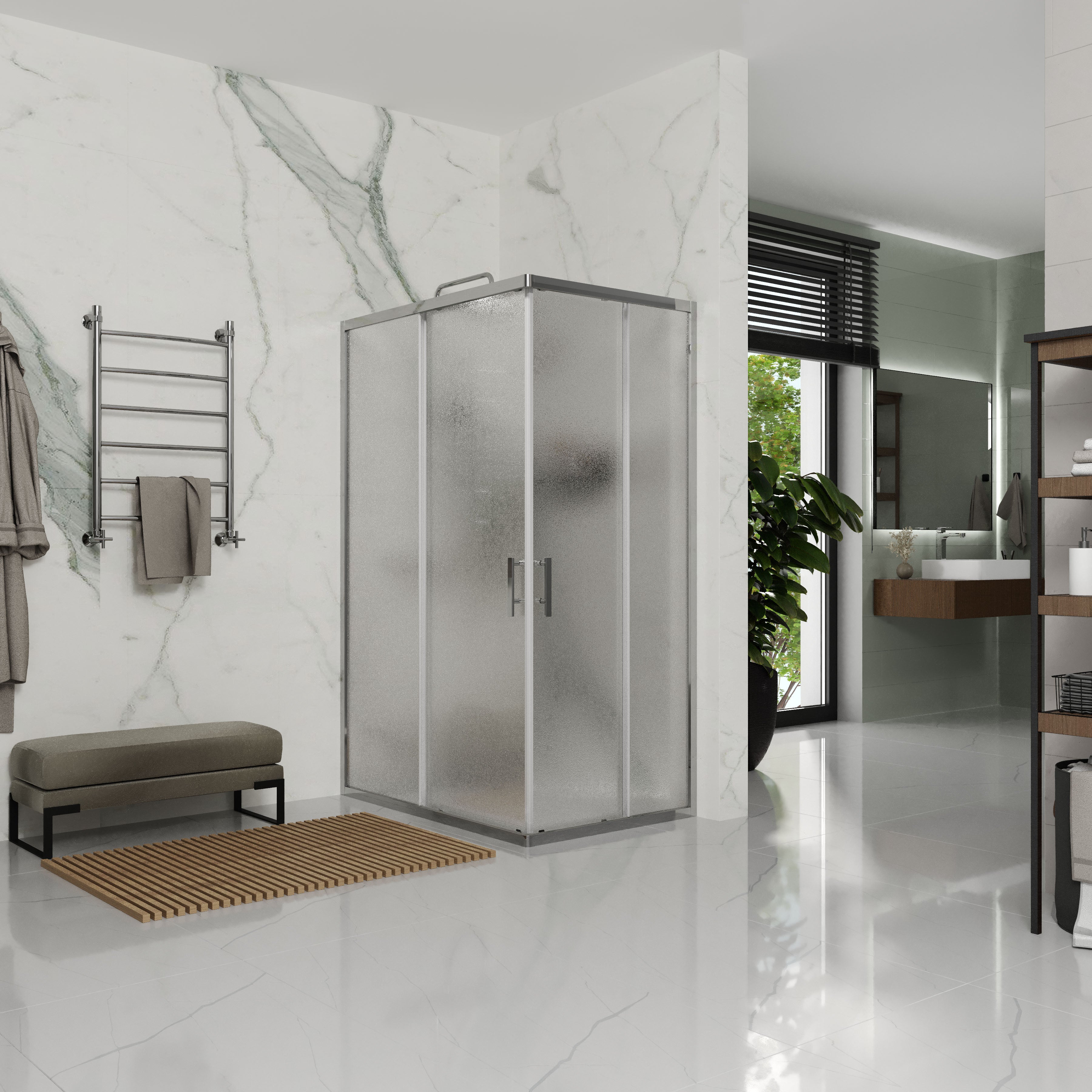 G12080SG Душова кабіна GRACE прямоуг. 1200x800x1900 мм скло grape