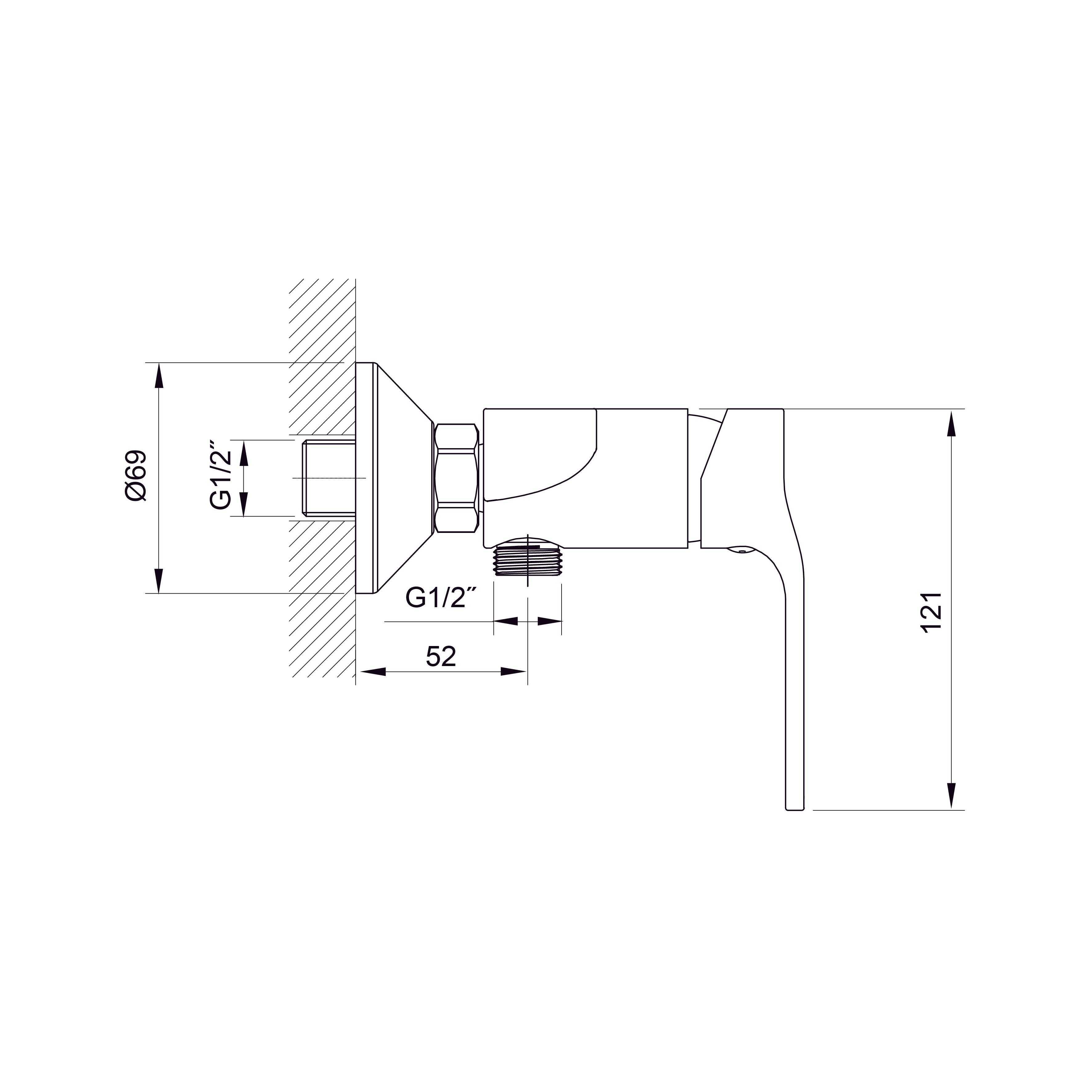 Stream bateria prysznicowa