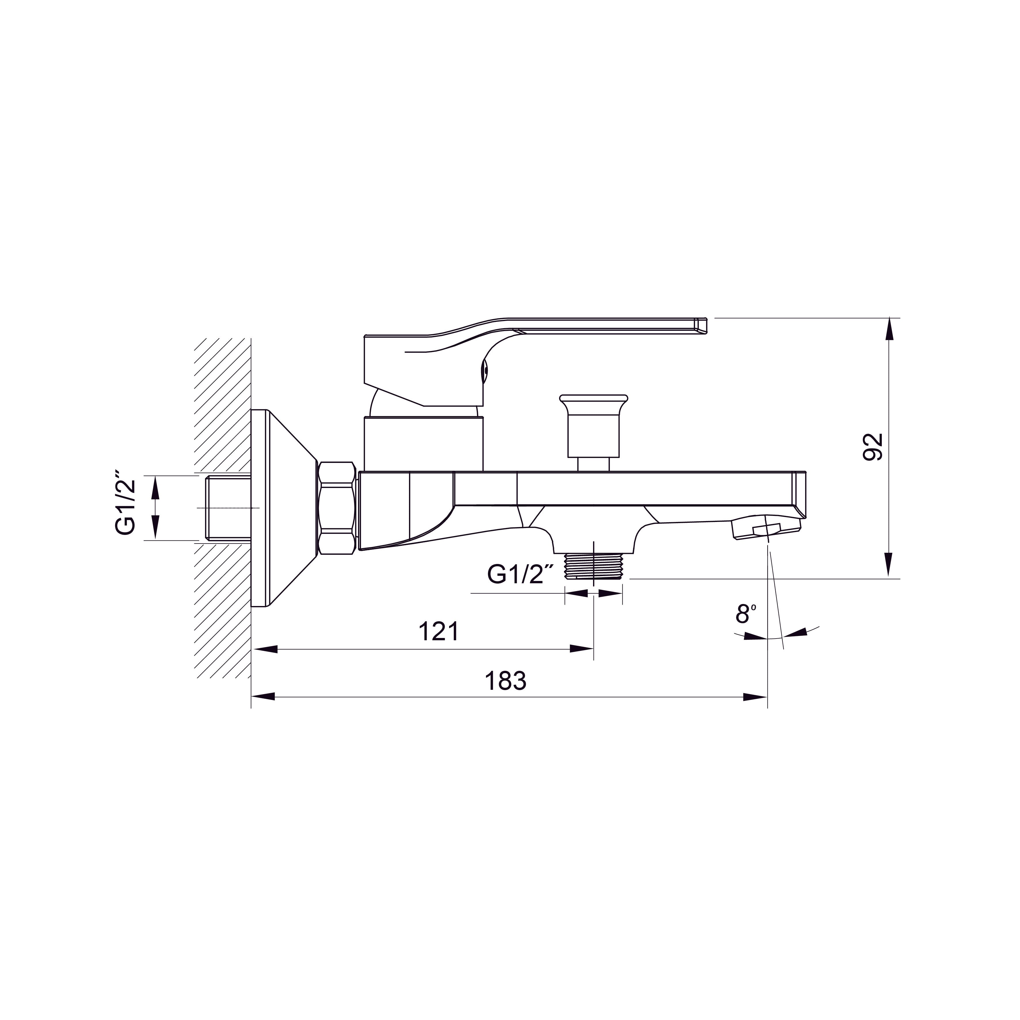 Stream Badewannenarmatur