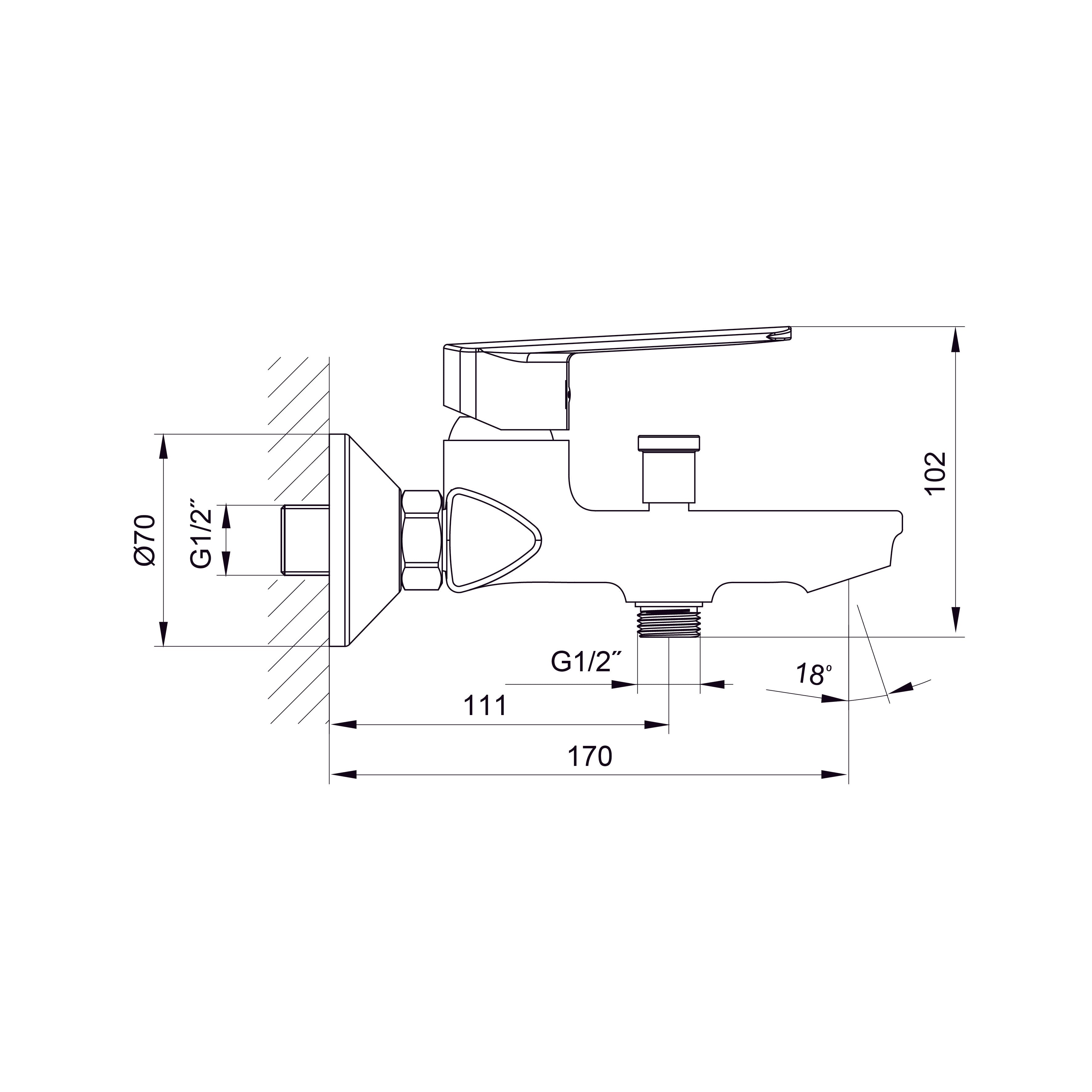 Style grifo para bañera