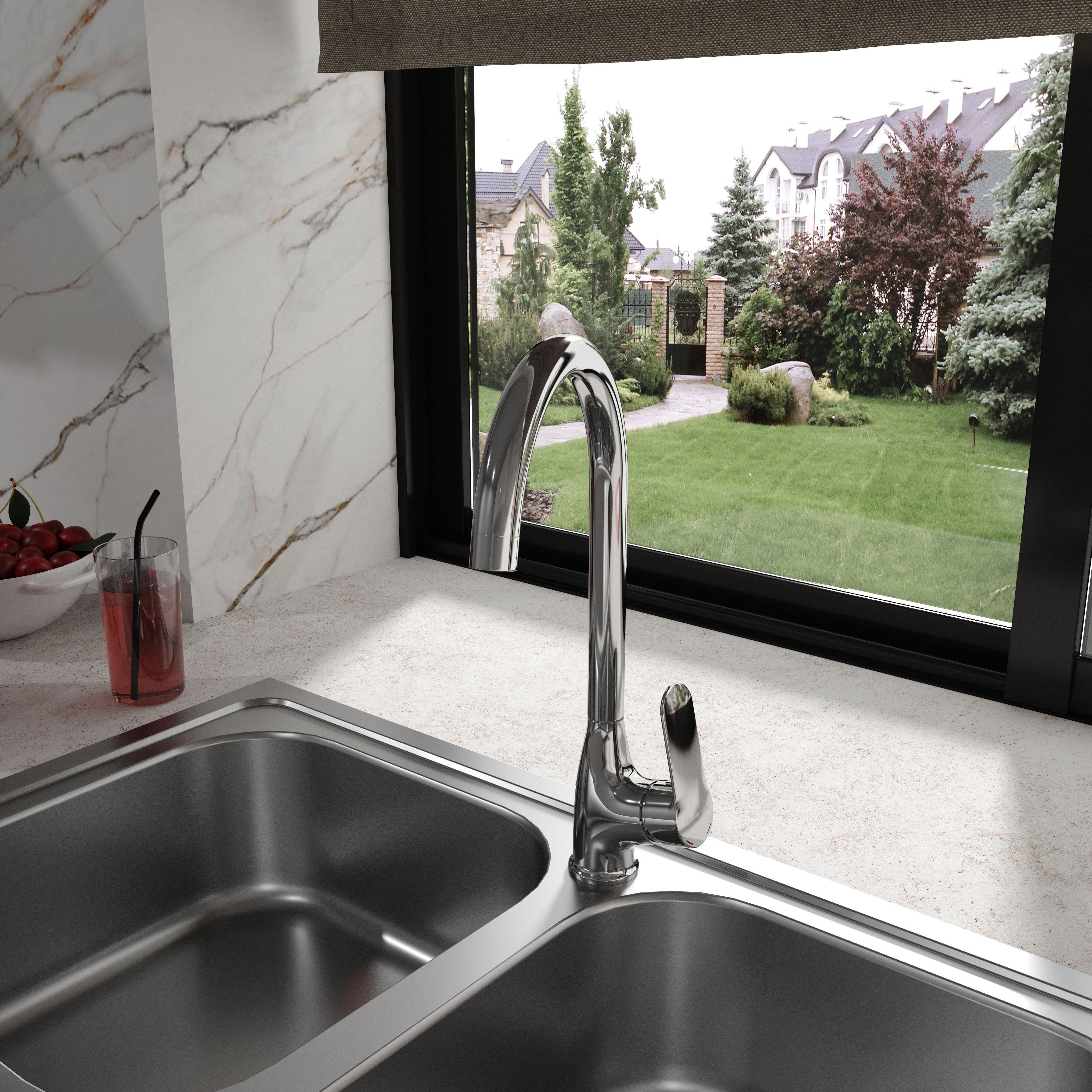 LINE змішувач для кухні C-вилив