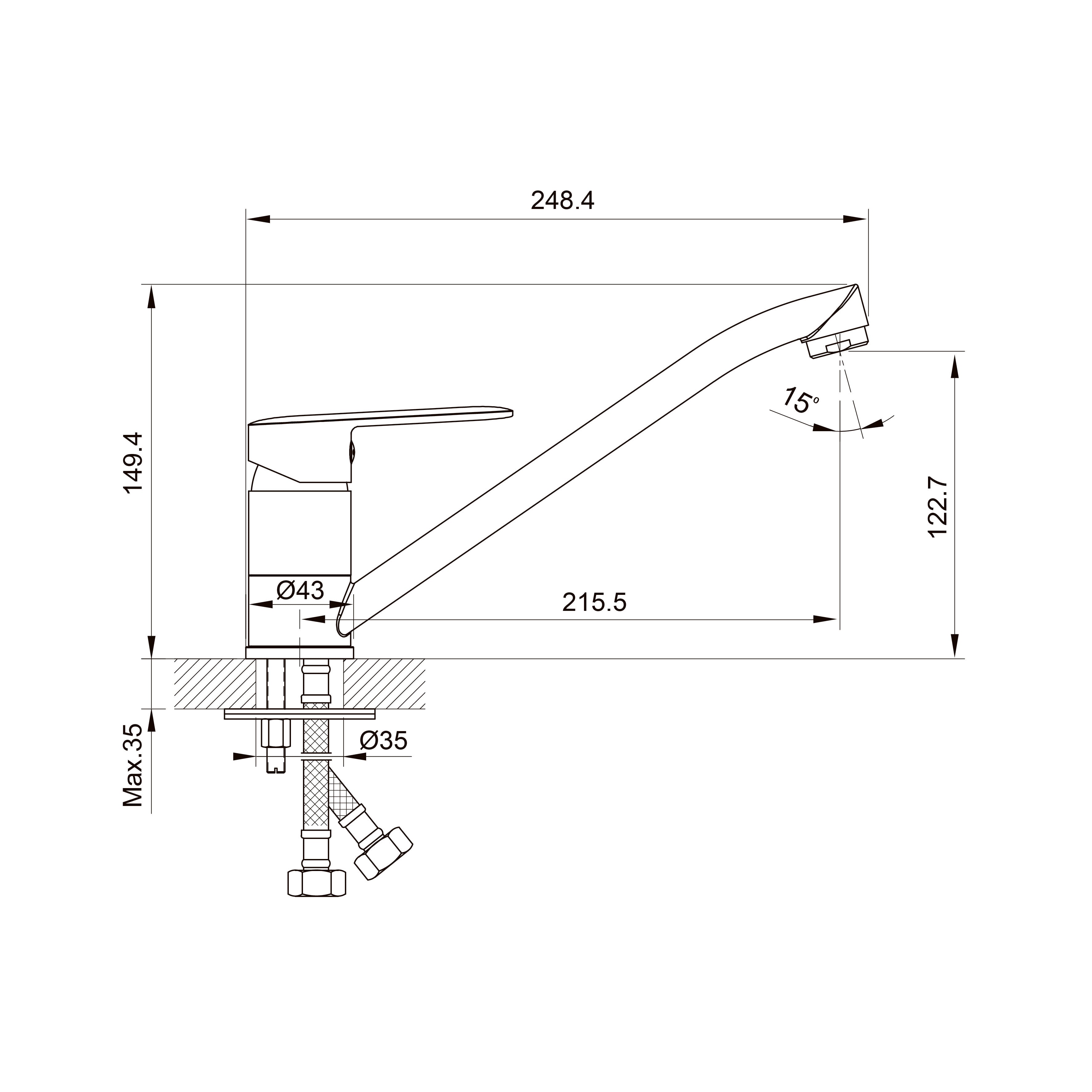 Line grifo para cocina
