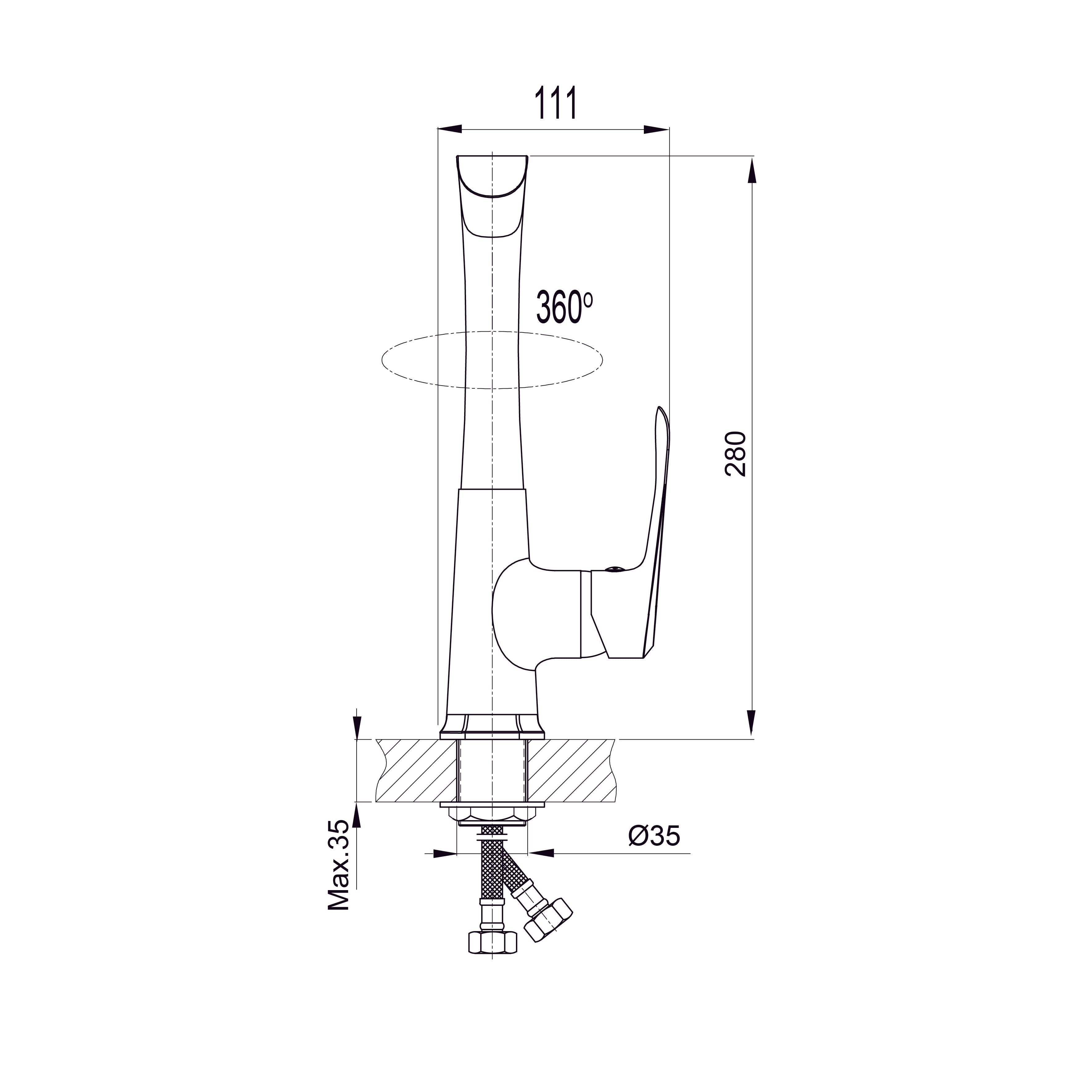 AQUA змішувач для кухні