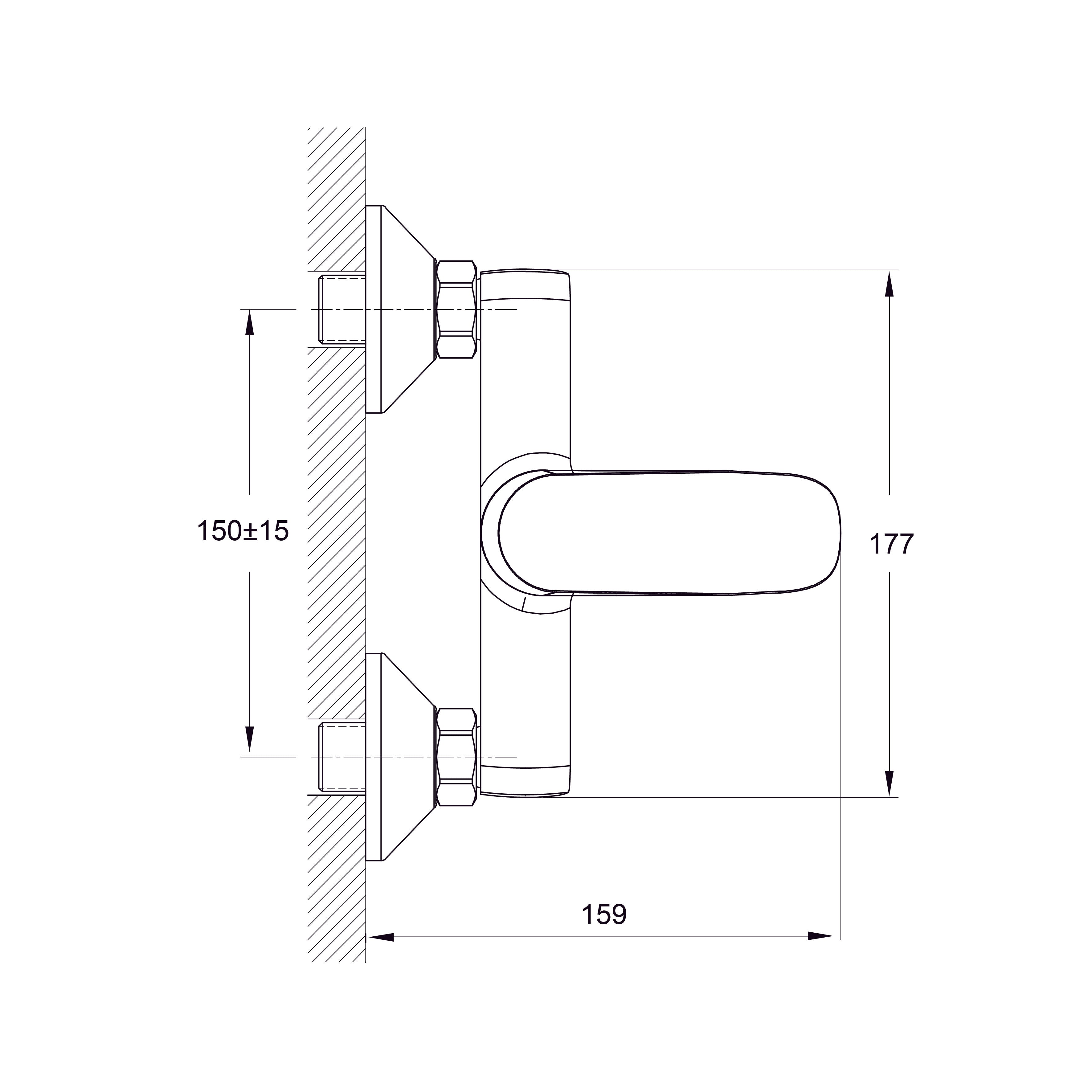 Aqua sprchová baterie