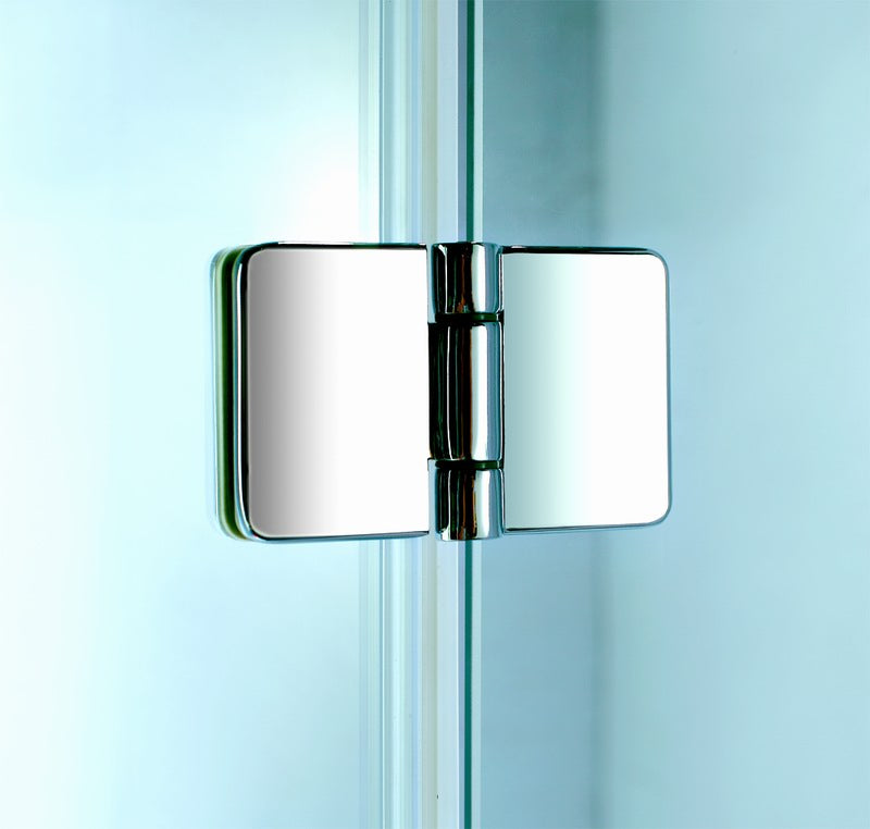 K90RC-1 Cabina de ducha Kvadro semicircular 900x900x1950 mm cristal clear