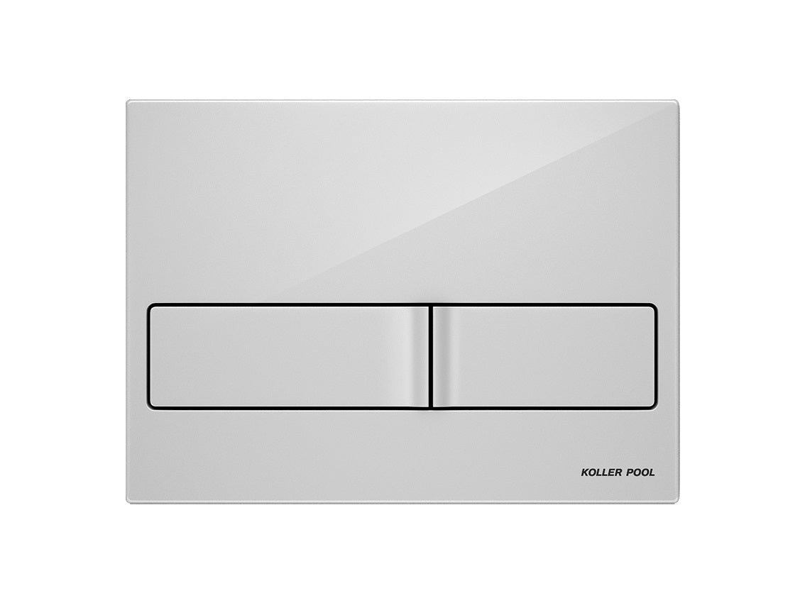 Neon Betätigungsplatte Weiß