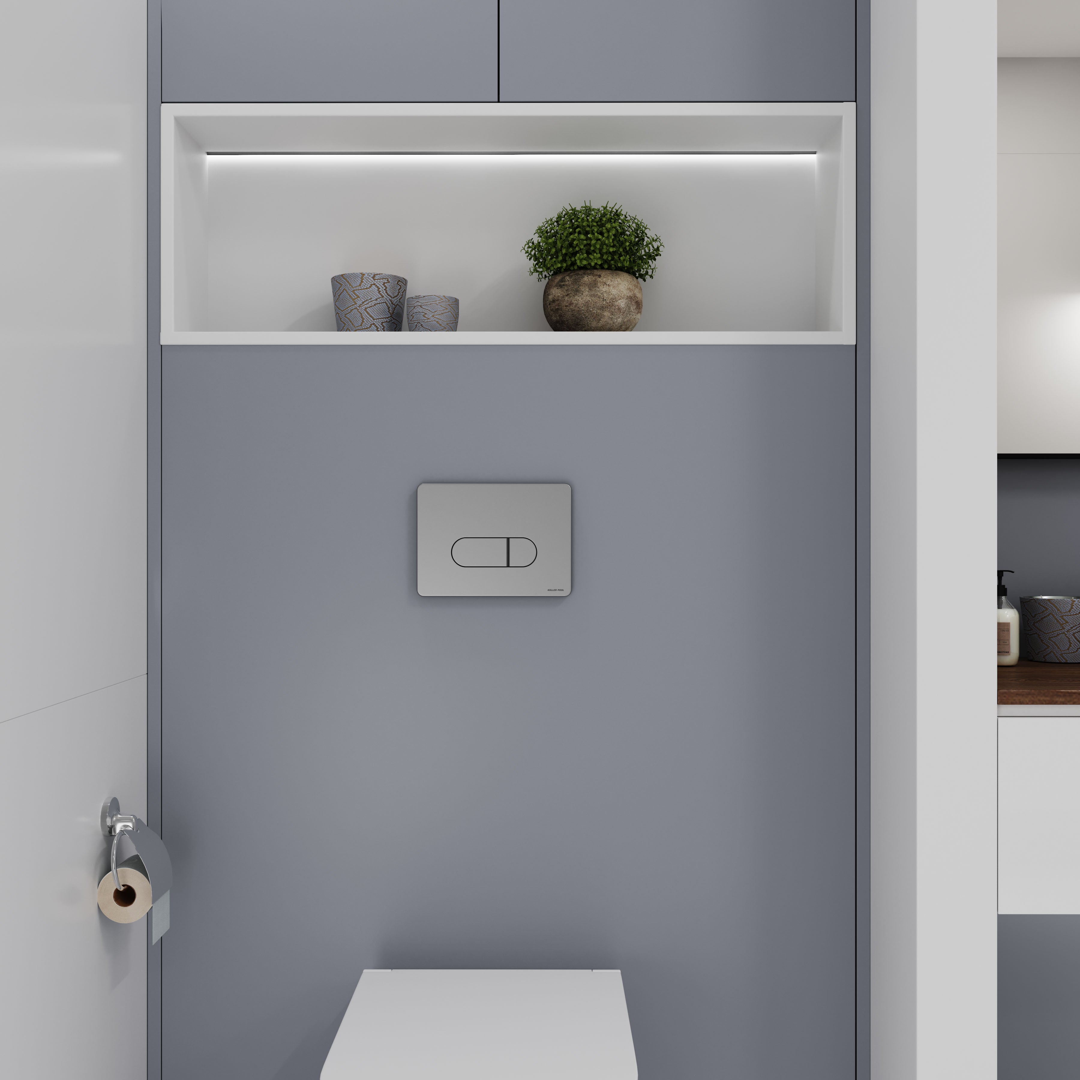 Orion Cosmo панель змиву хром матовий