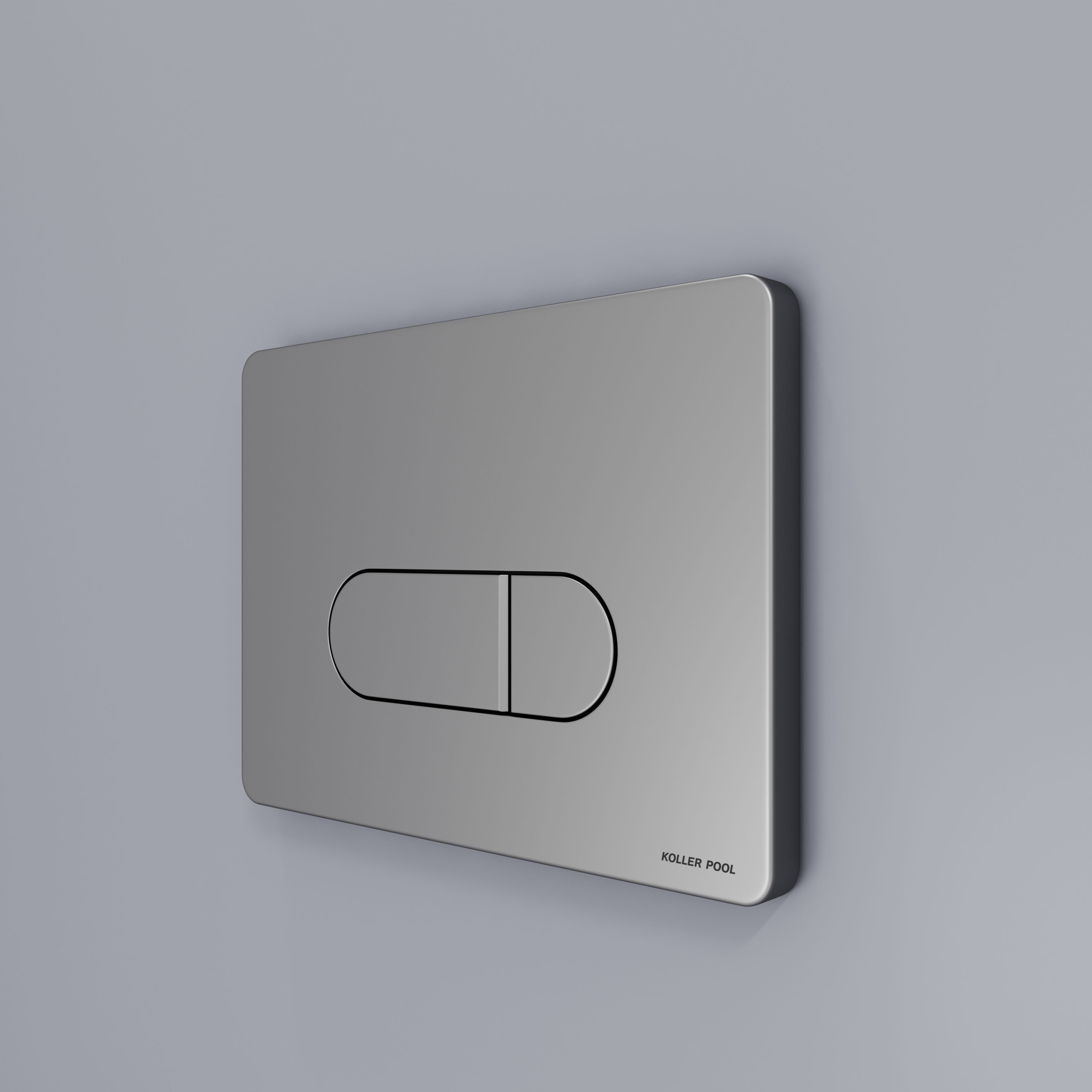 Orion Cosmo flush plate, matte chrome