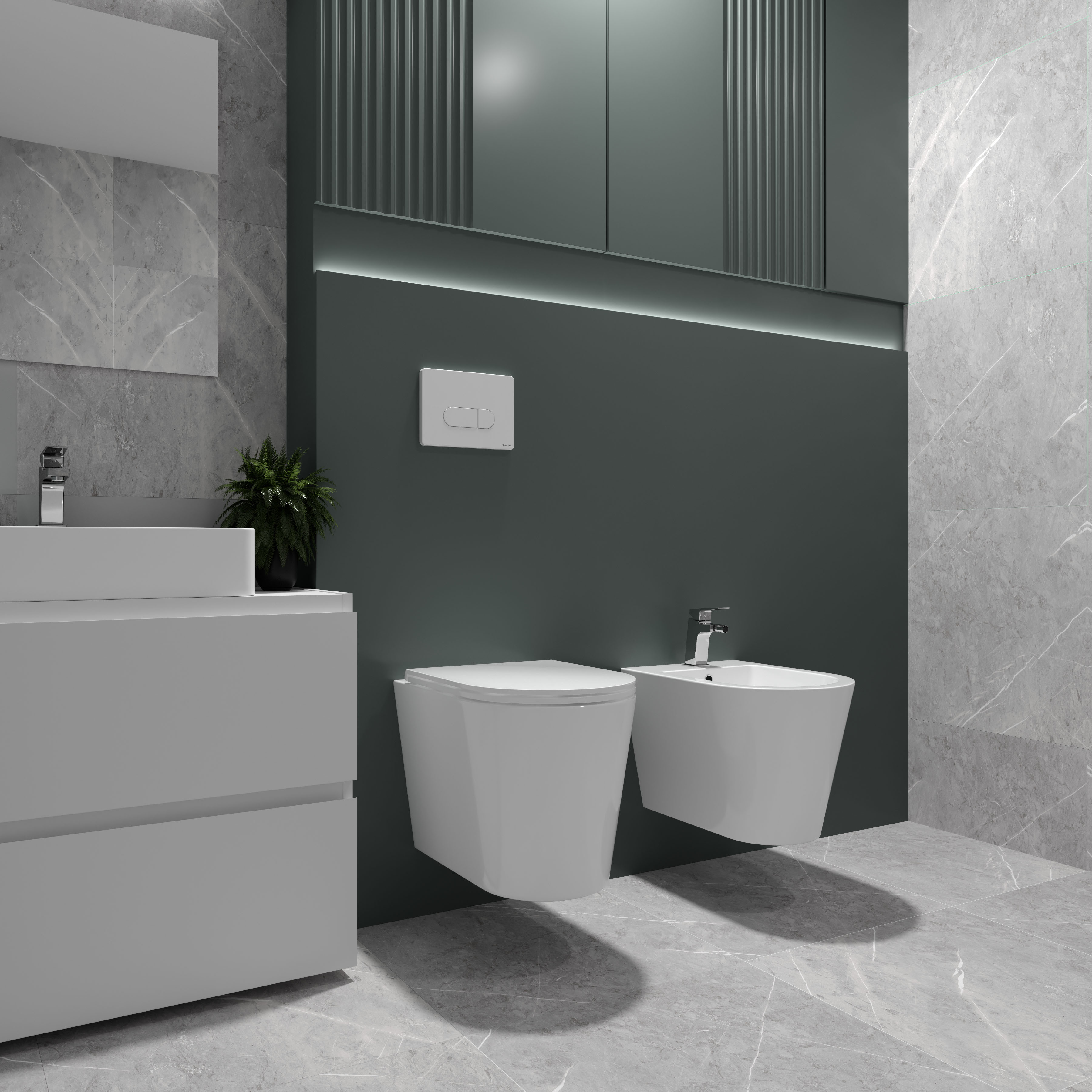 Orion Cosmo панель змиву білий