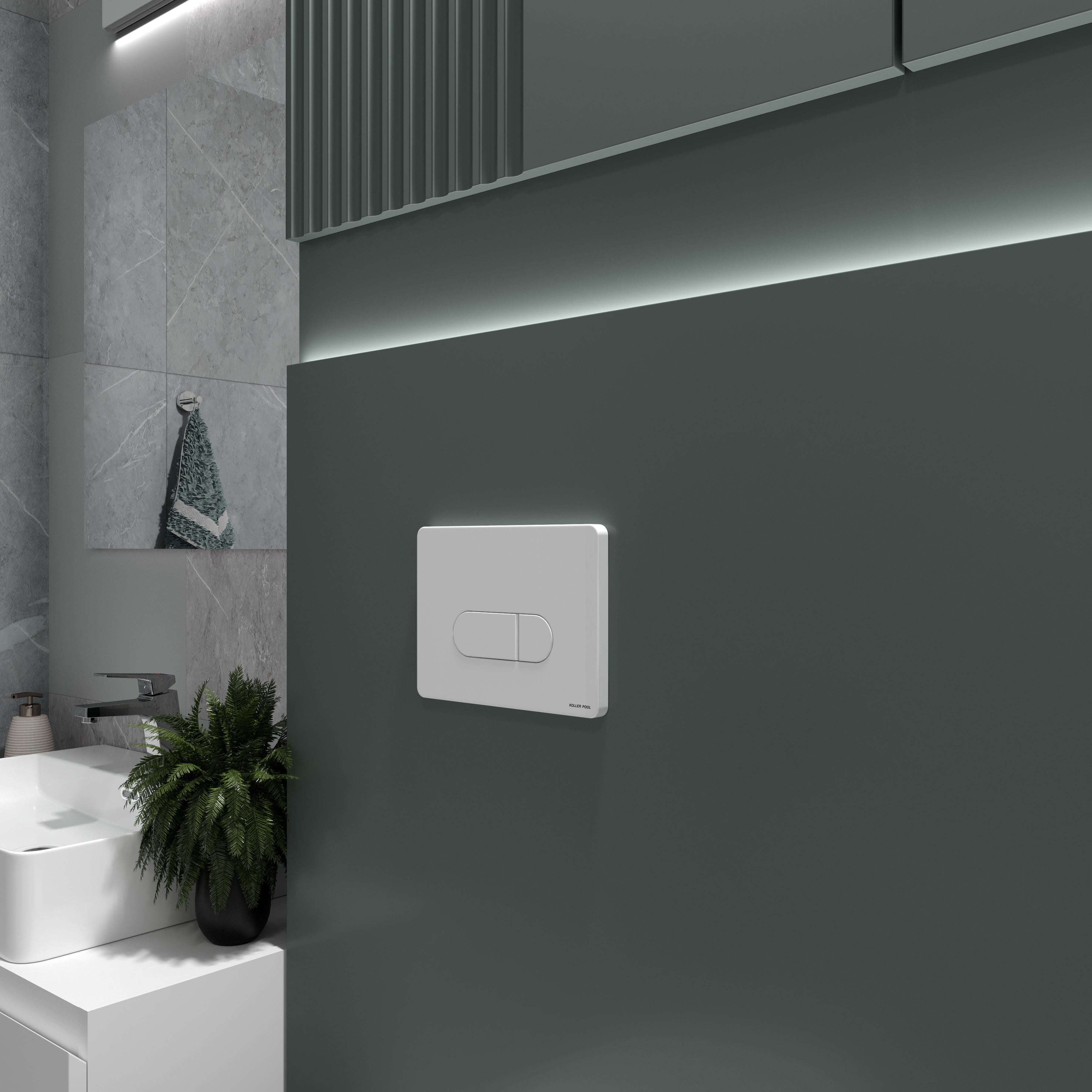 Orion Cosmo панель змиву білий