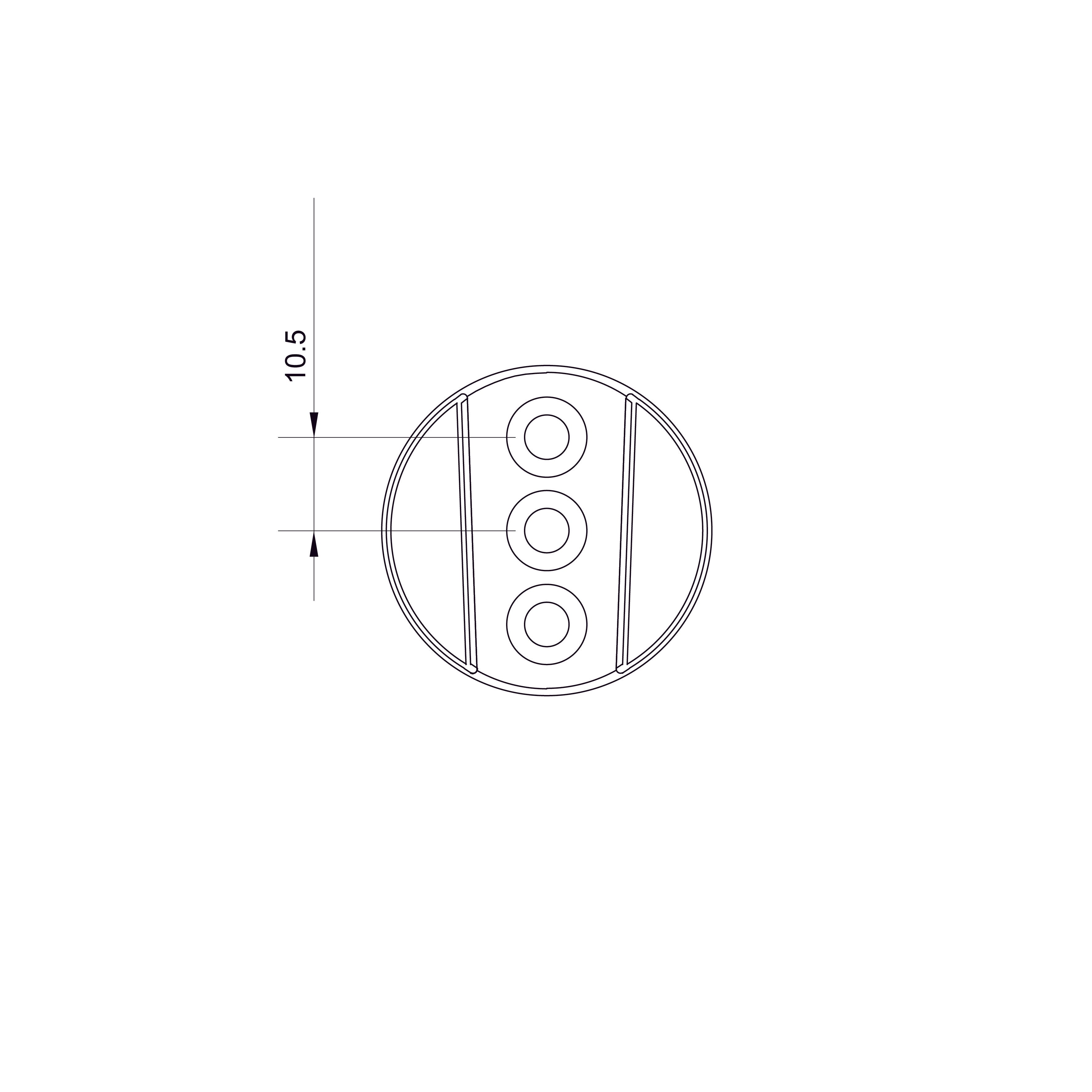 Trend Duschset 3 Modi, Schlauch 1500 mm
