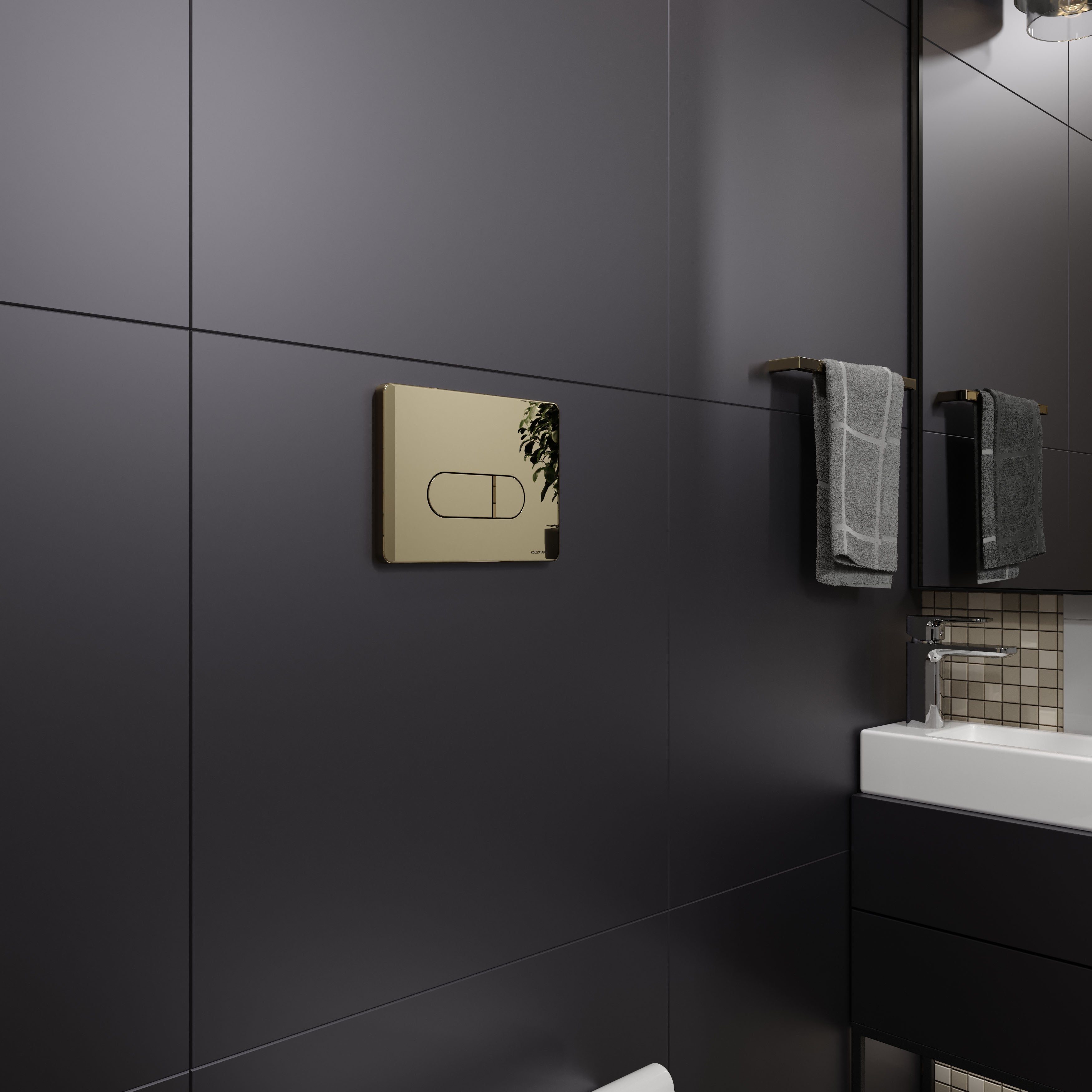 Orion Cosmo панель змиву золото