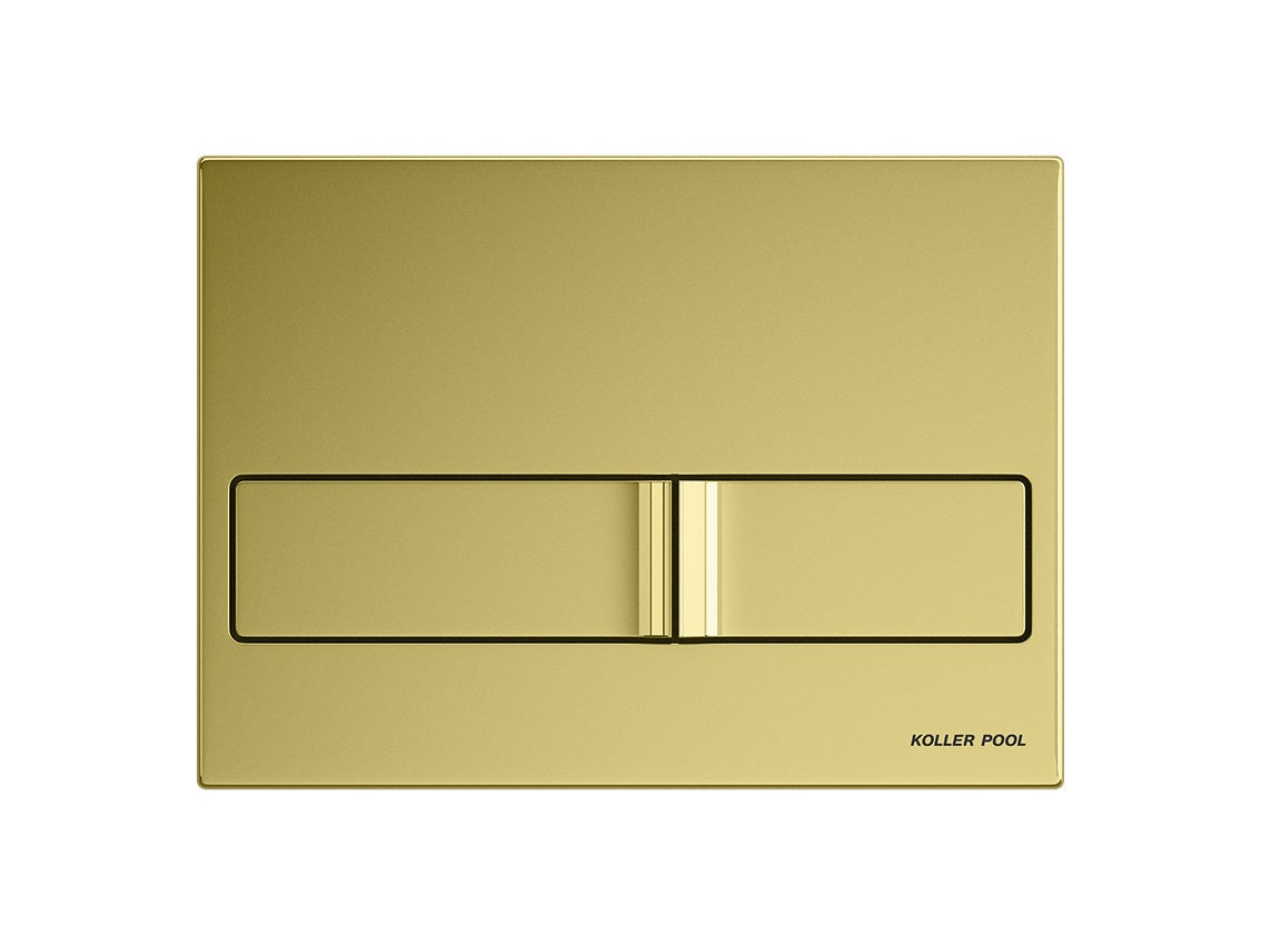 Neon przycisk spłukujący złoty