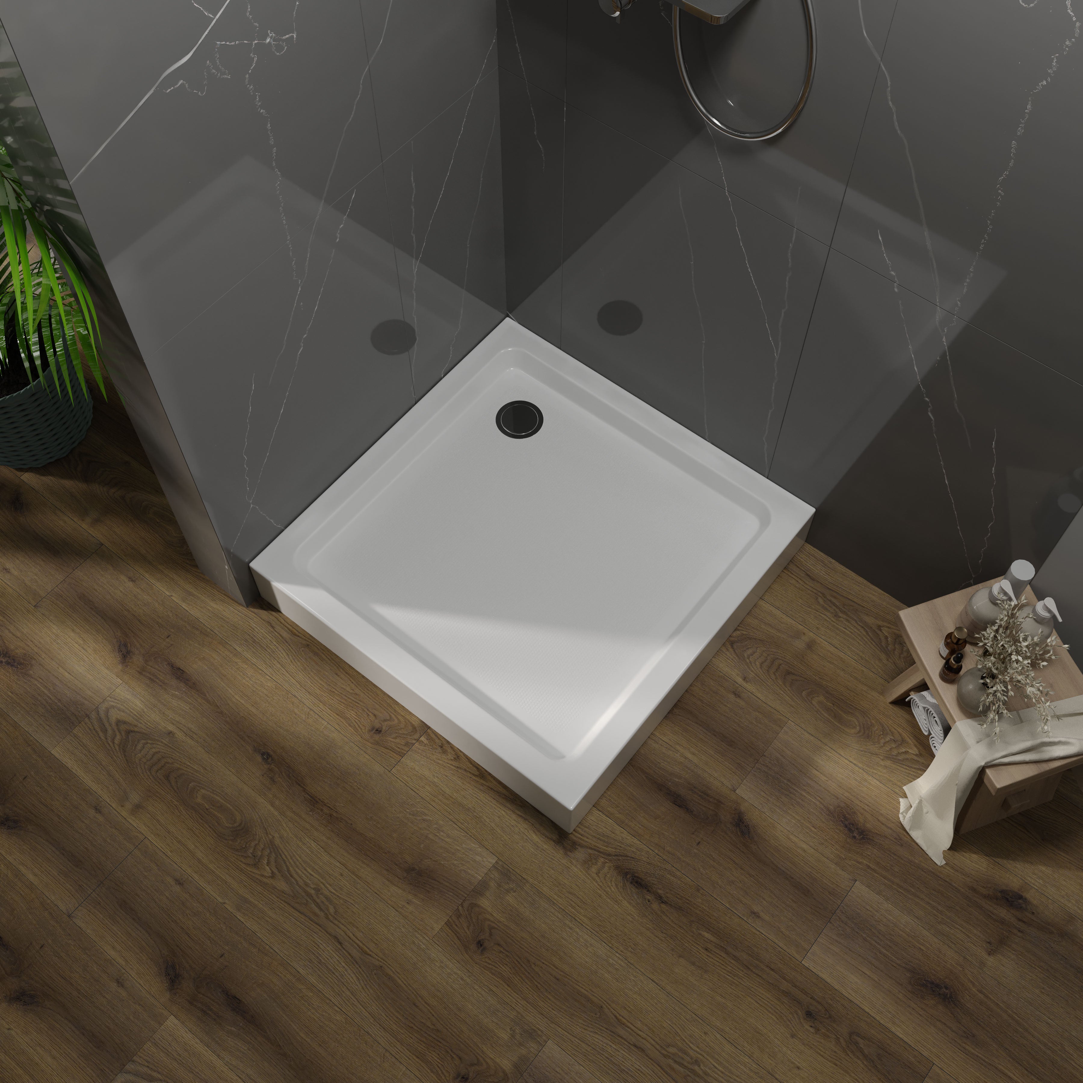 Піддон STYLE акриловий 90x90x15 квадратний