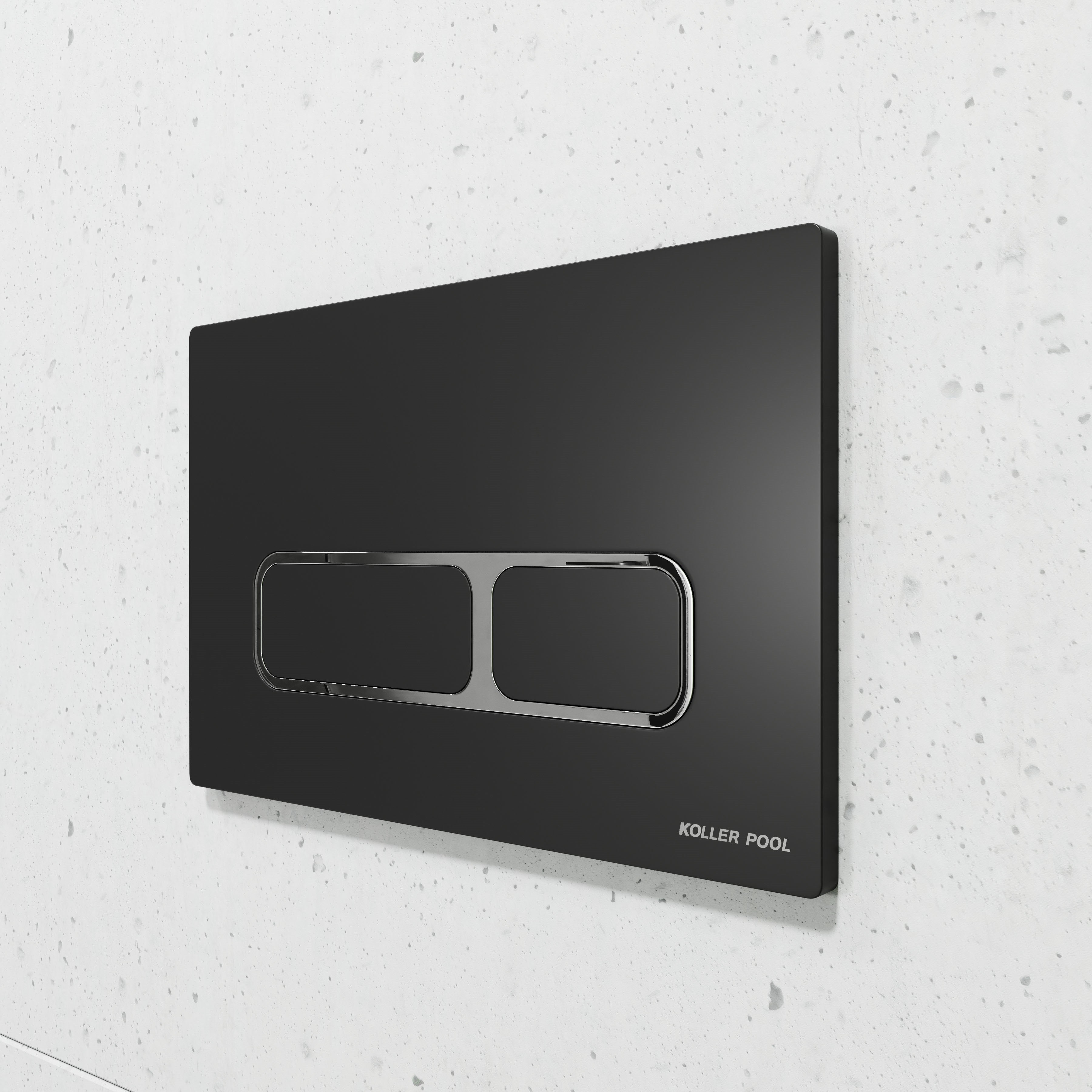 Edge Betätigungsplatte Schwarz