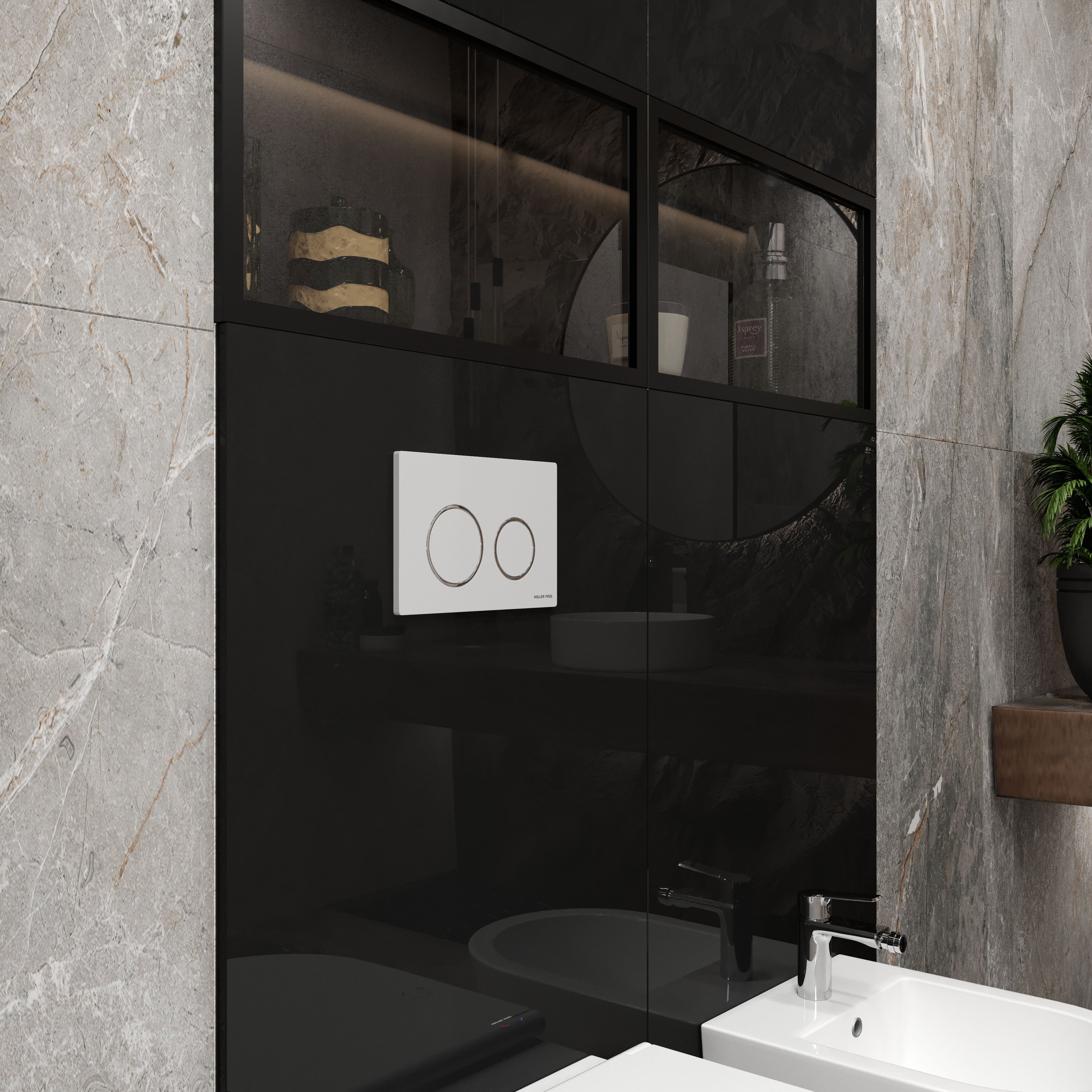 Twist placa de accionamiento blanca