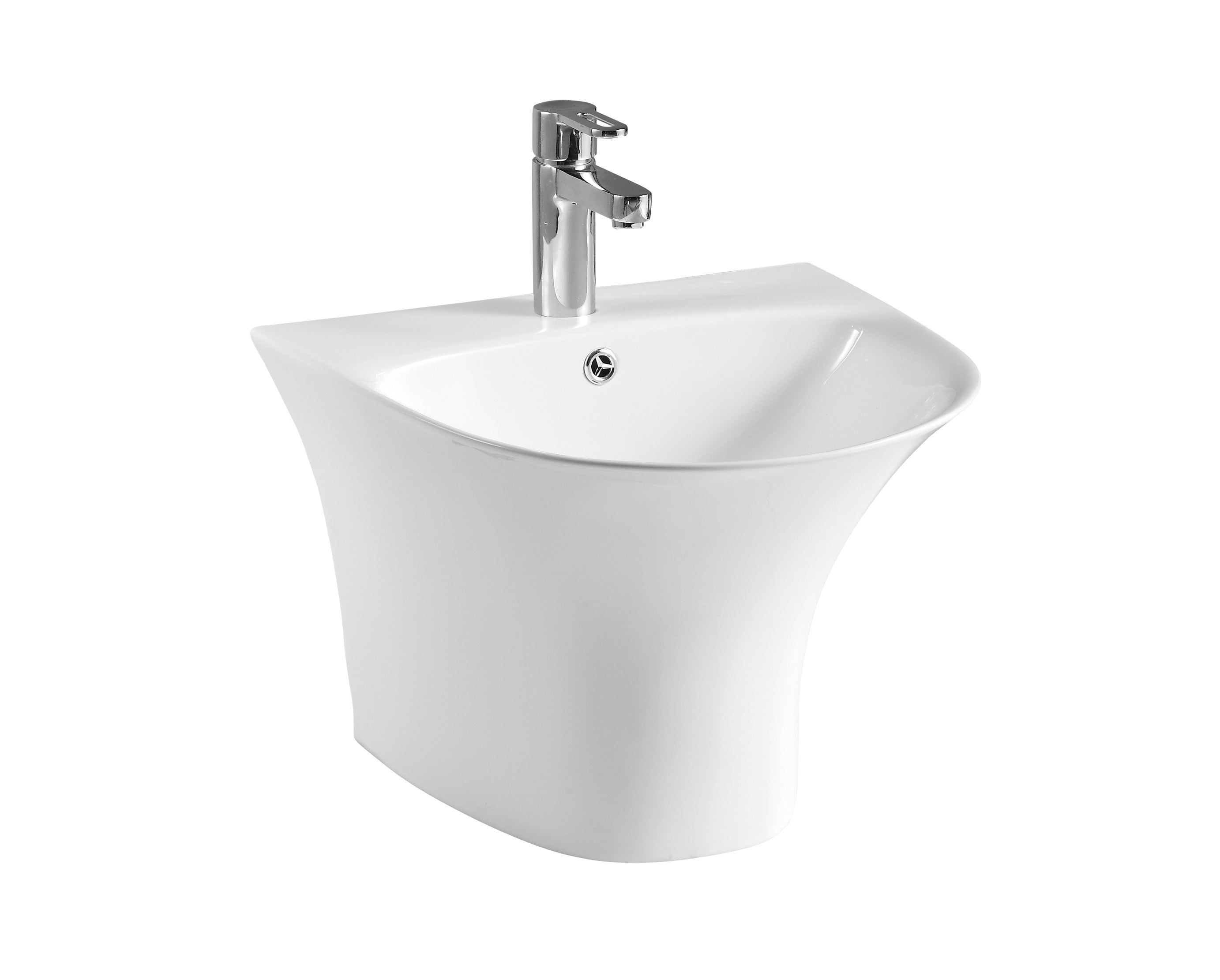 Edge Pro washbasin 48x47x38cm, monolithic