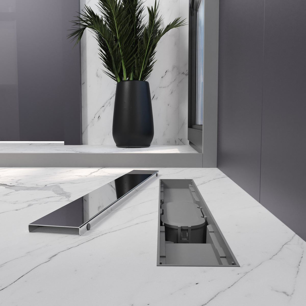 Aqua 50 desagüe lineal con rejilla Grace