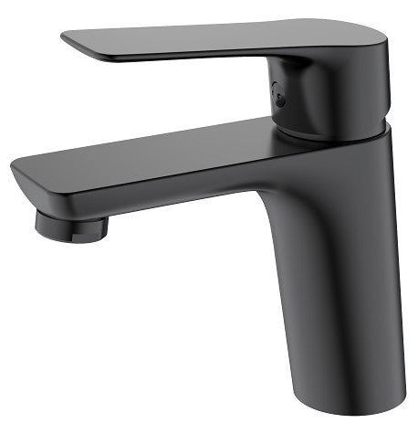 Kvadro Start grifo para lavabo, negro mate