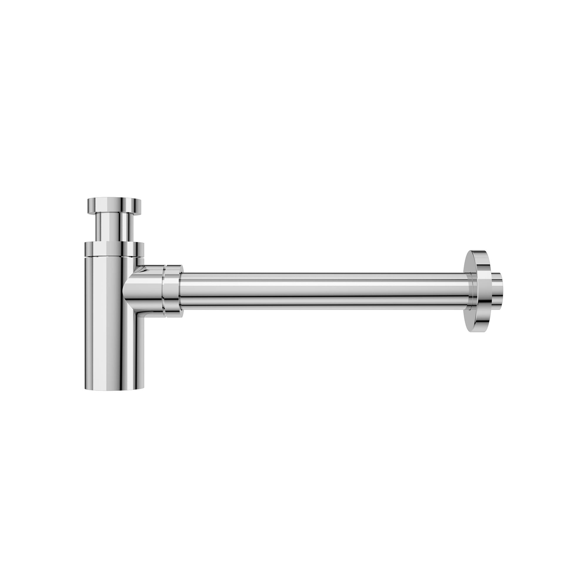 Sifón para lavabo, latón, Ø32 mm, cromo