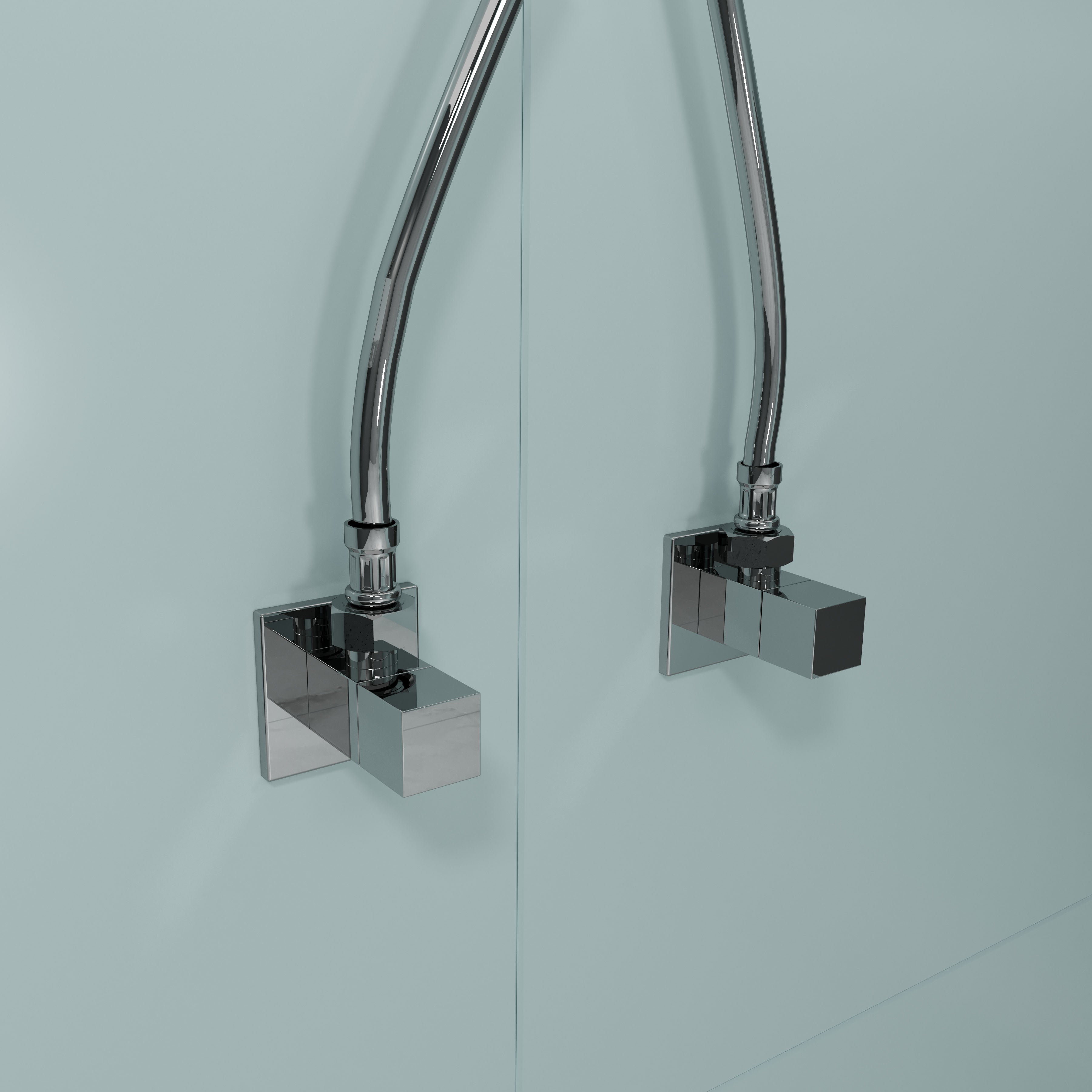 Кутовий вентиль 1/2х3/8 латунь, хром