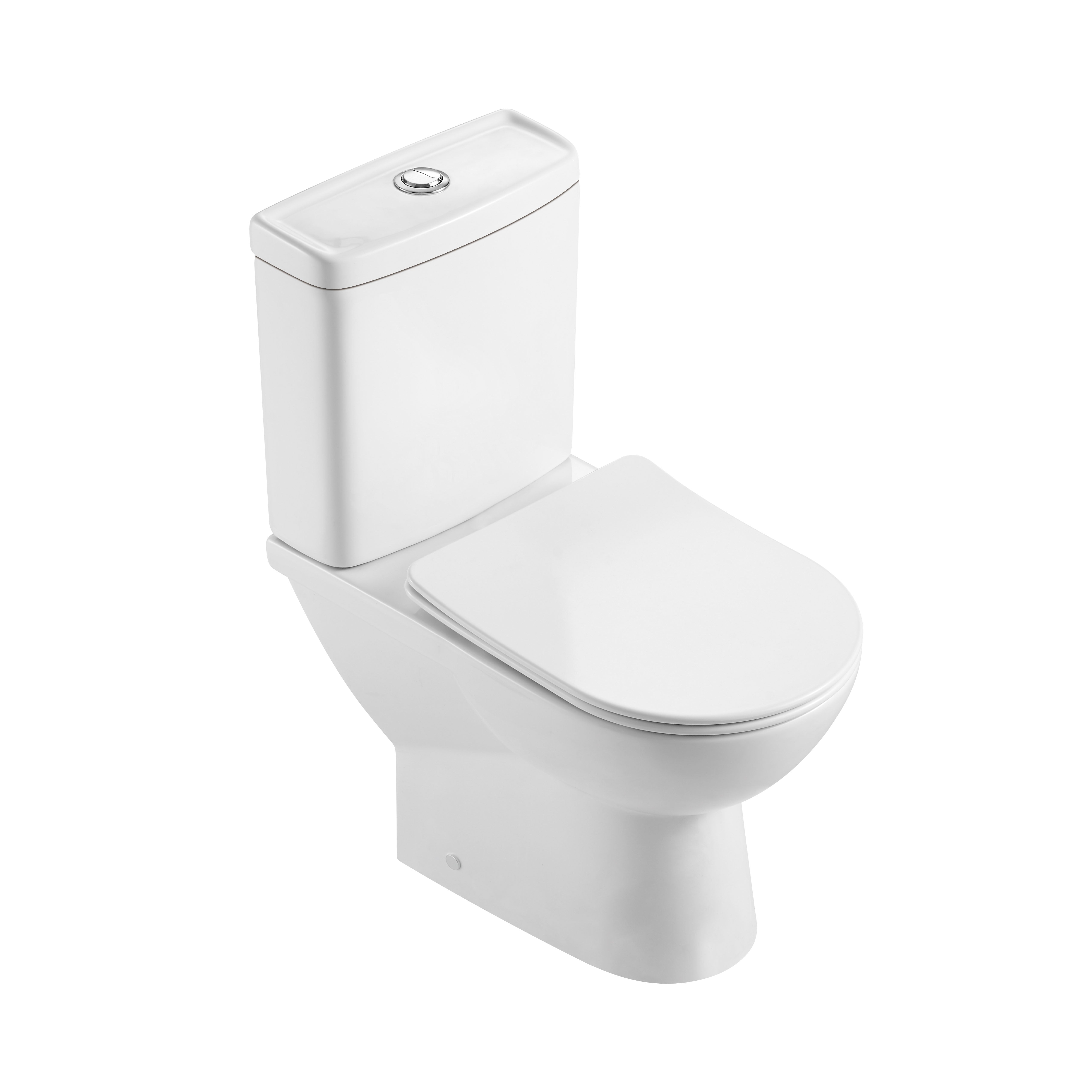 Neon Pro inodoro compacto Rimless con asiento Soft-close, mecanismo Geberit 3/6 L