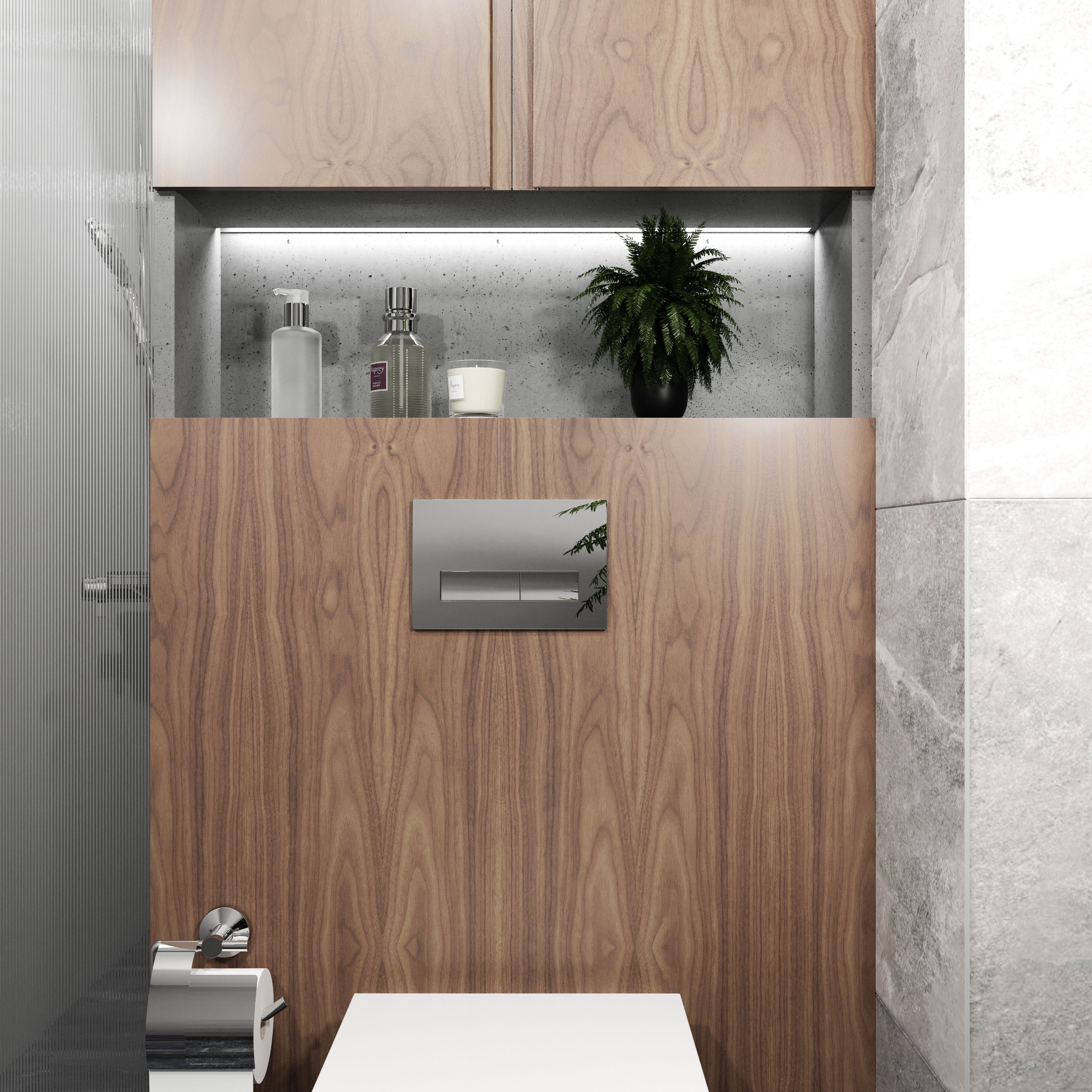 Neon Pro New панель змиву хром глянсовий