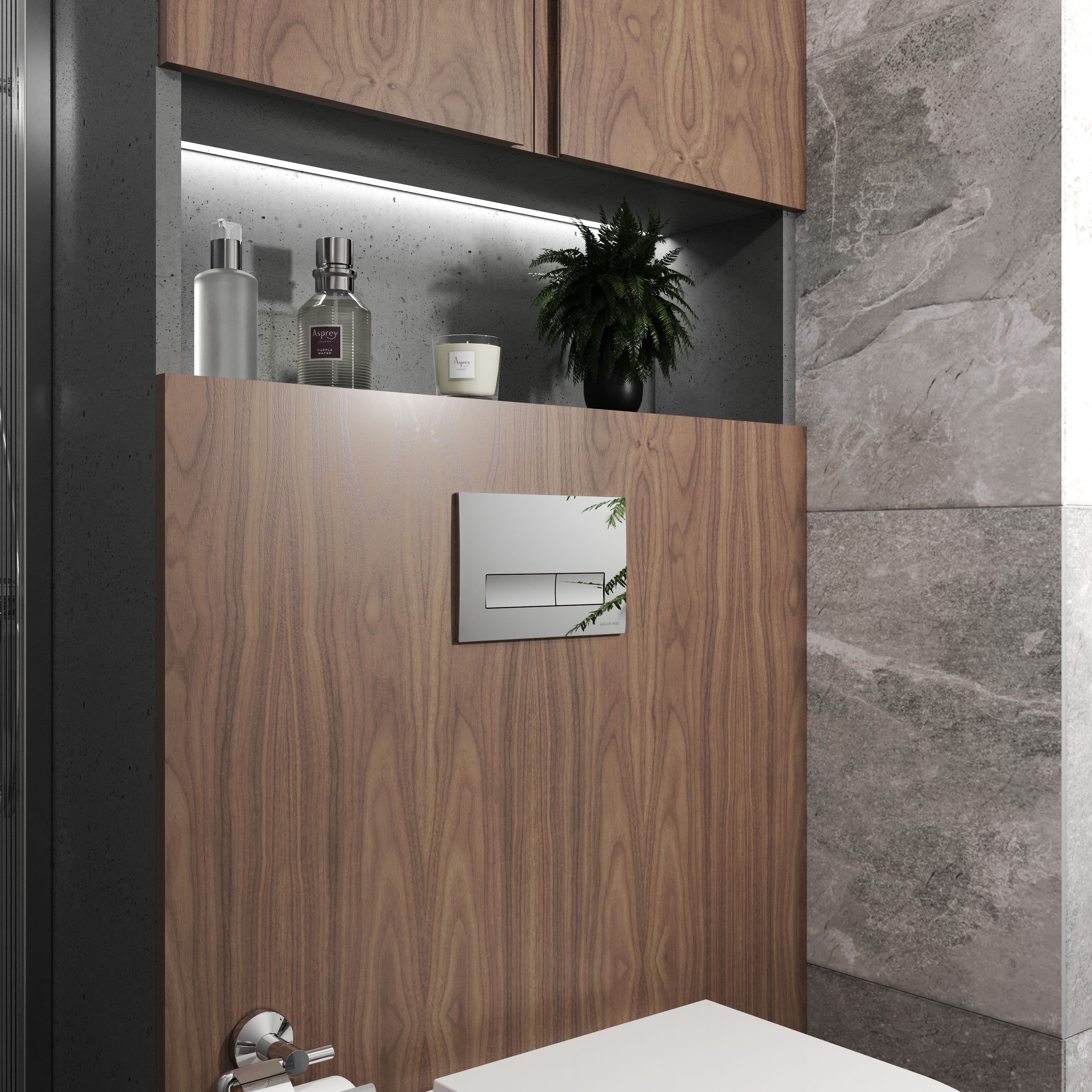 Neon Pro New панель змиву хром глянсовий