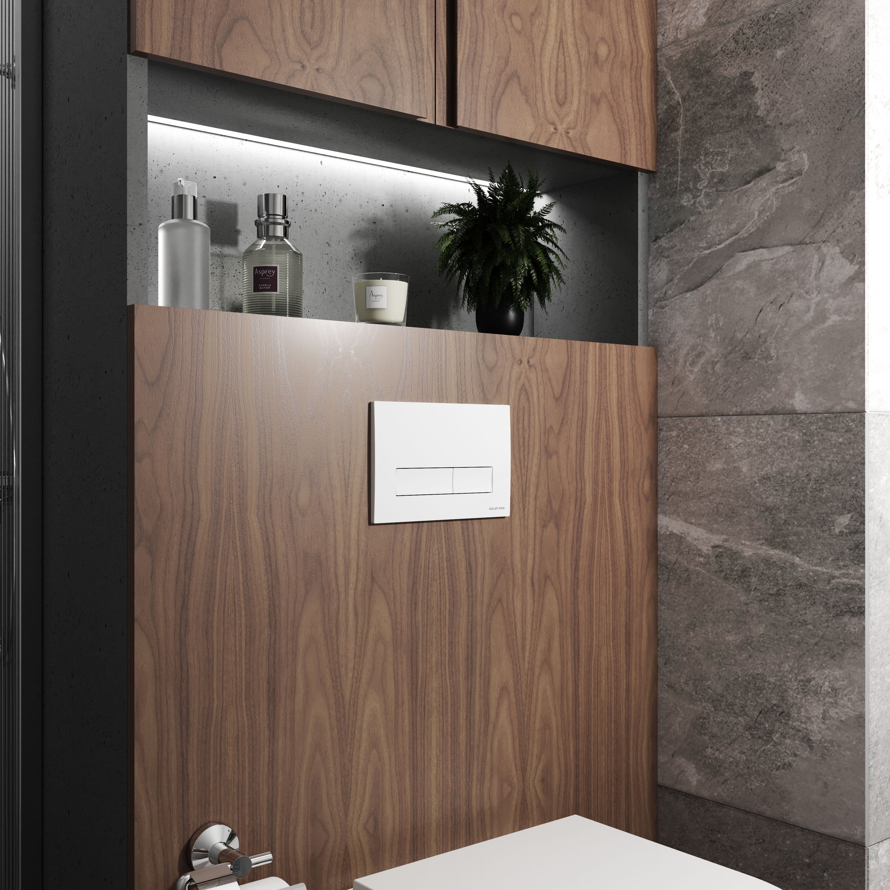 Neon Pro New przycisk spłukujący biały