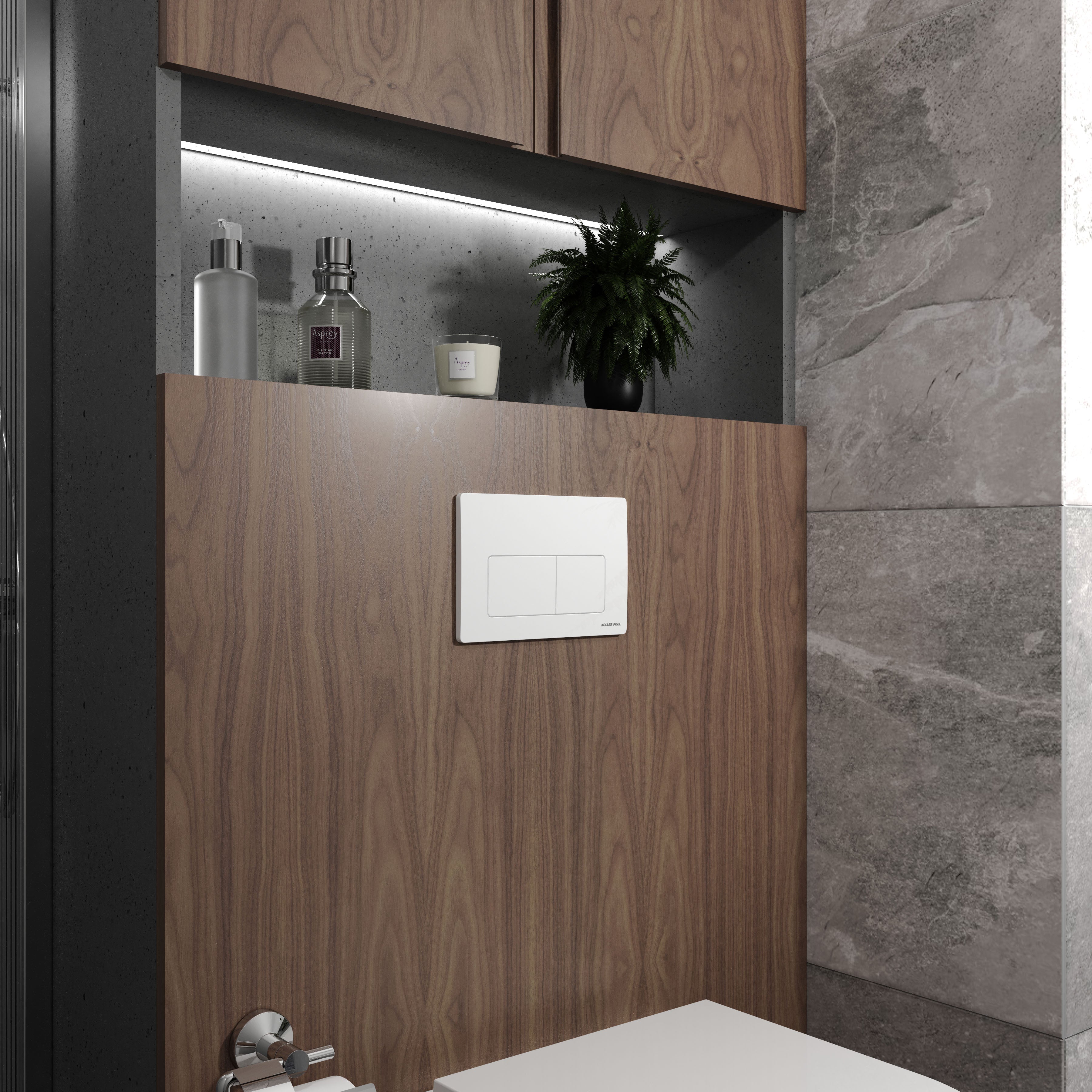 Kvadro Pro New Placa de accionamiento blanca