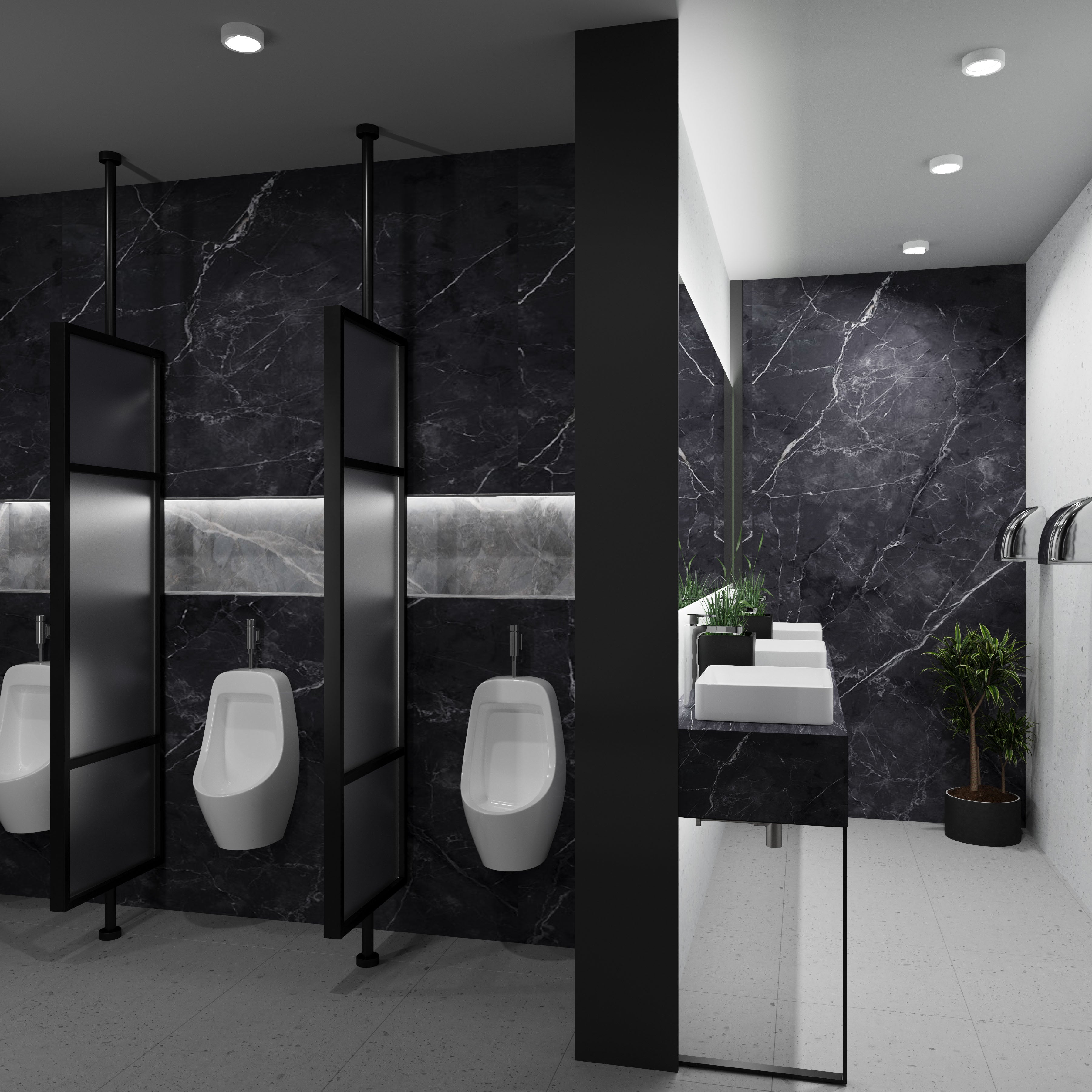 Trend уринал з верхнім підведенням води