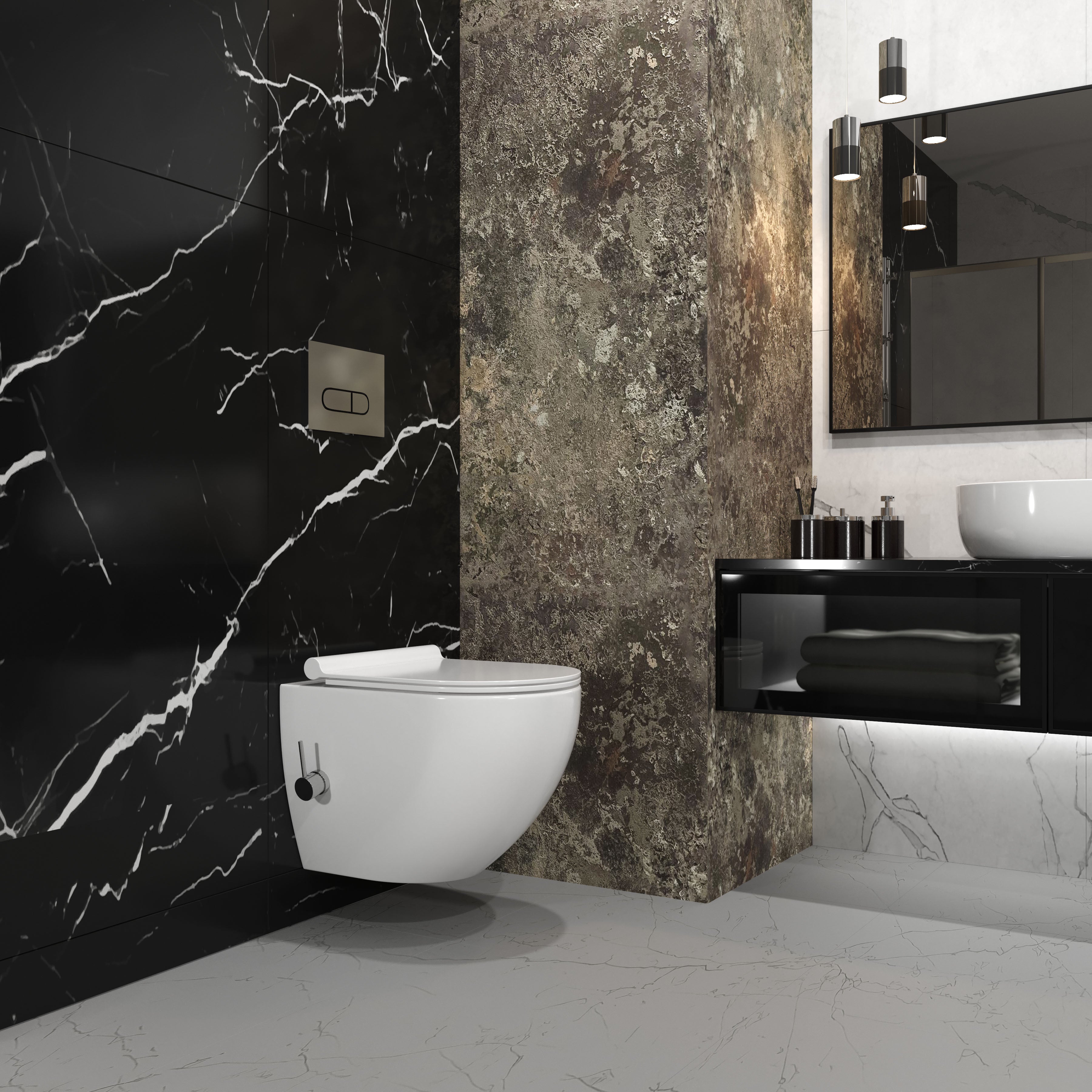 Round PRO унітаз підвісний з функцією біде