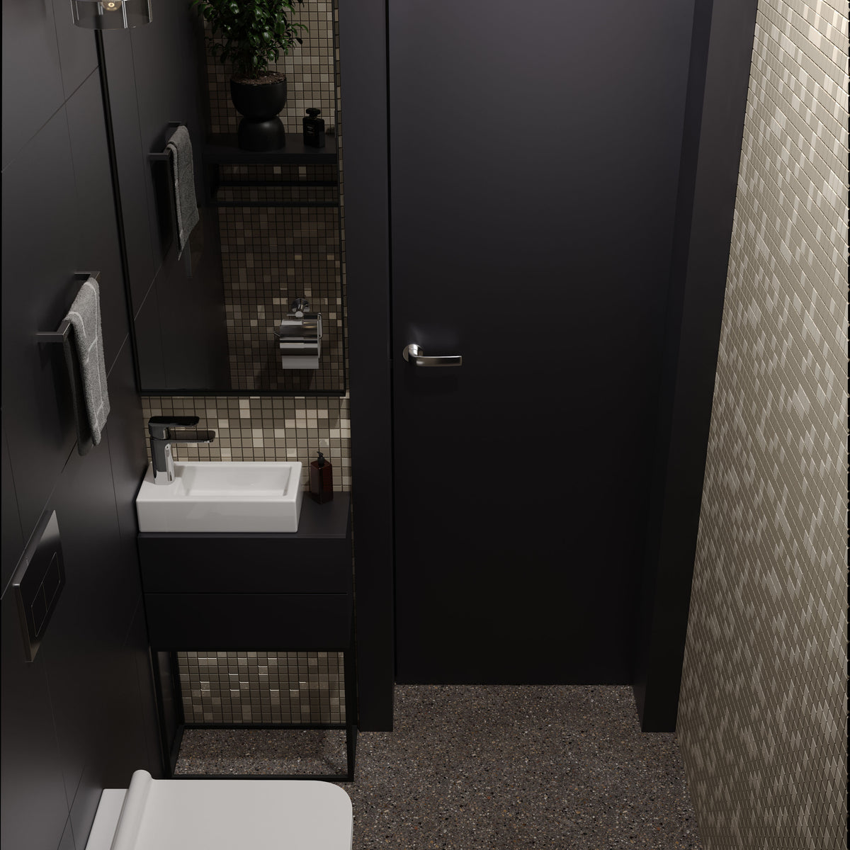 Kvadro Lavabo 370×185 L (izquierda)