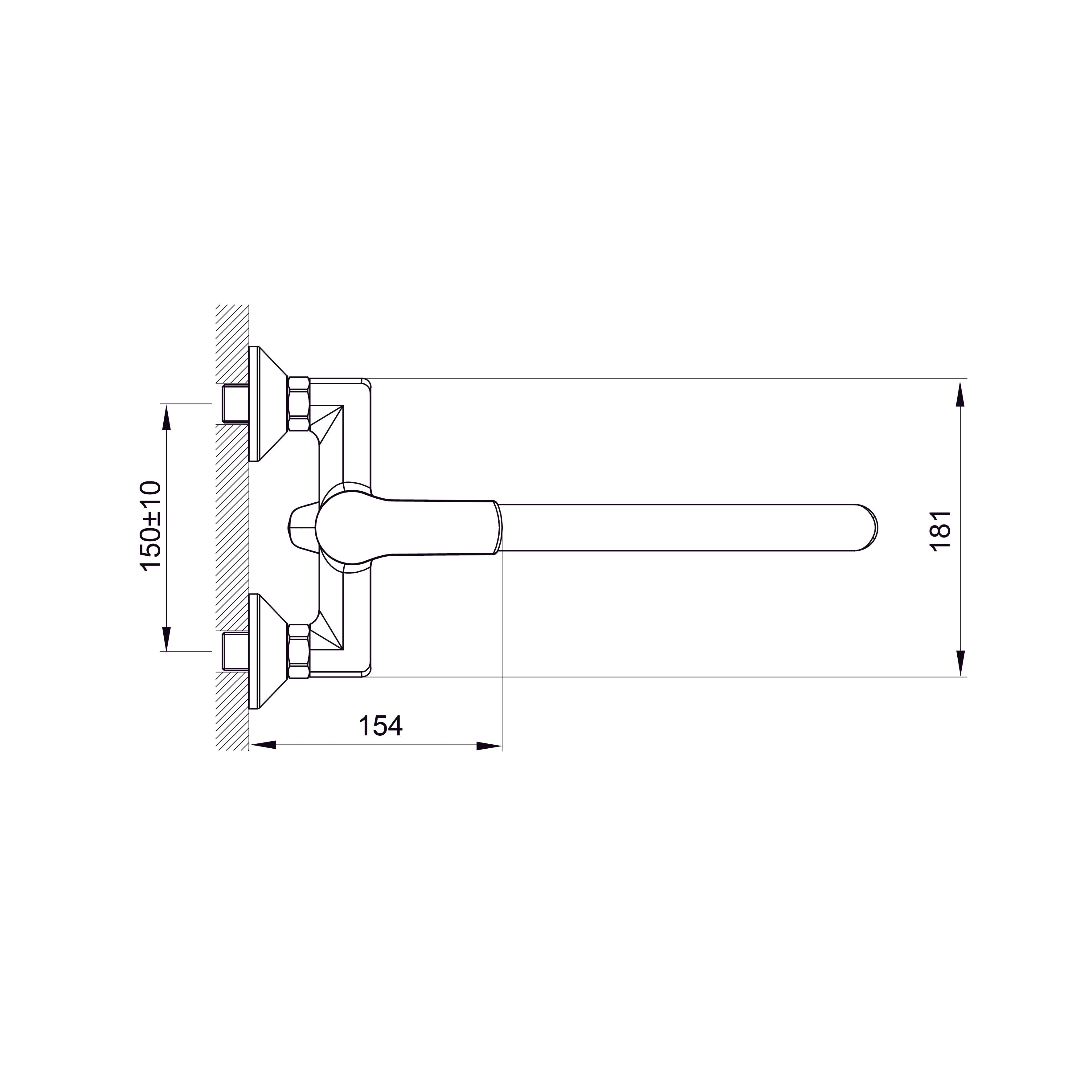Twist Grifo universal con caño largo