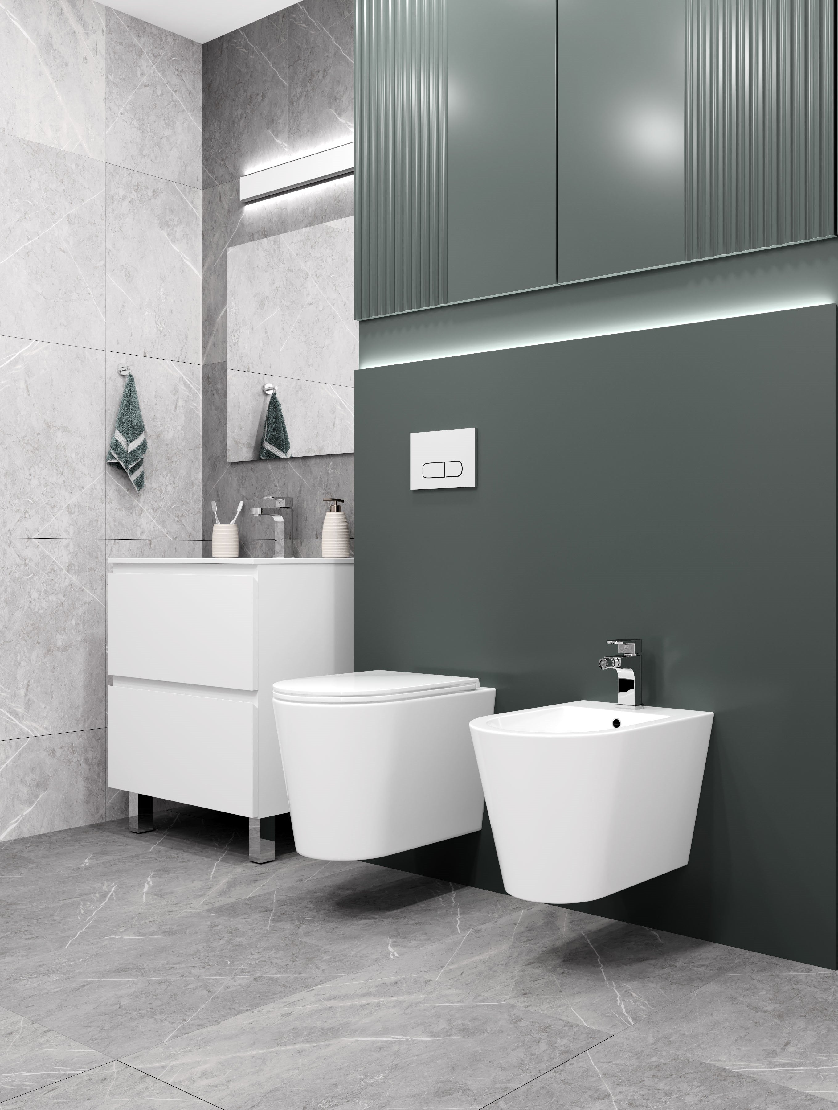 Grace wall-hung bidet